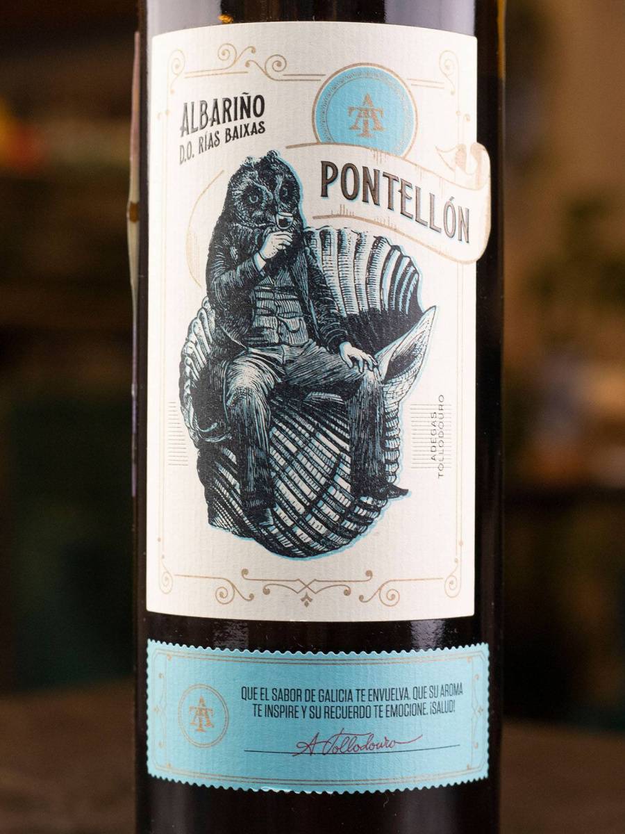 Вино Pontellon Albarino Rias Baixas купить в винном ресторане Остерия - лучшая цена Вино Pontellon Albarino Rias Baixas / Понтейон Альбариньо Риас Байшас