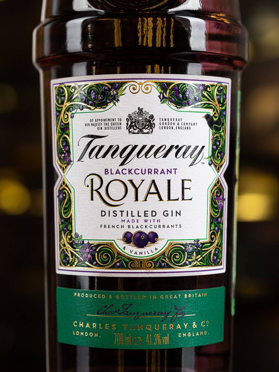 Джин Tanqueray Royale Blackcurrant Royale / Танкерей Королевская Чёрная Смородина