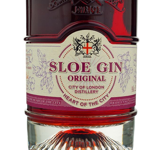 Джин City of London Sloe gin купить в ресторане Остерия - лучшая цена Джин City of London Sloe gin / Сити оф Лондон Слоу Джин
