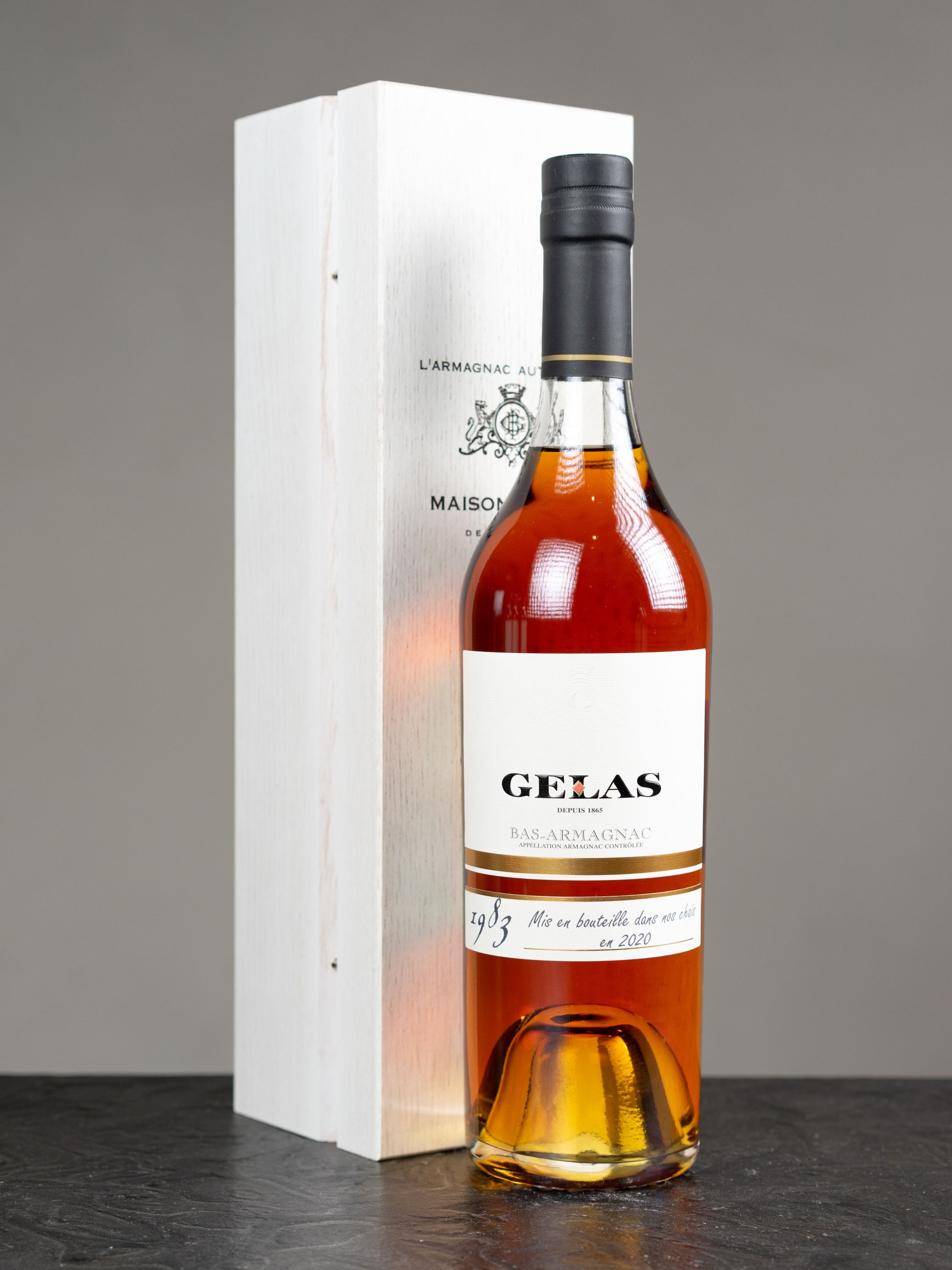 Арманьяк Gelas Bas Armagnac 1983 купить в ресторана Остерия - лучшая цена Арманьяк Gelas Bas Armagnac 1983 / Желас Ба Арманьяк 1983