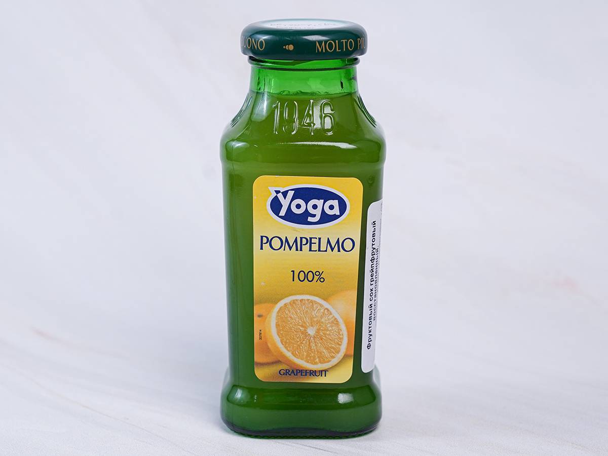 Сок грейпфрутовый 100% Yoga