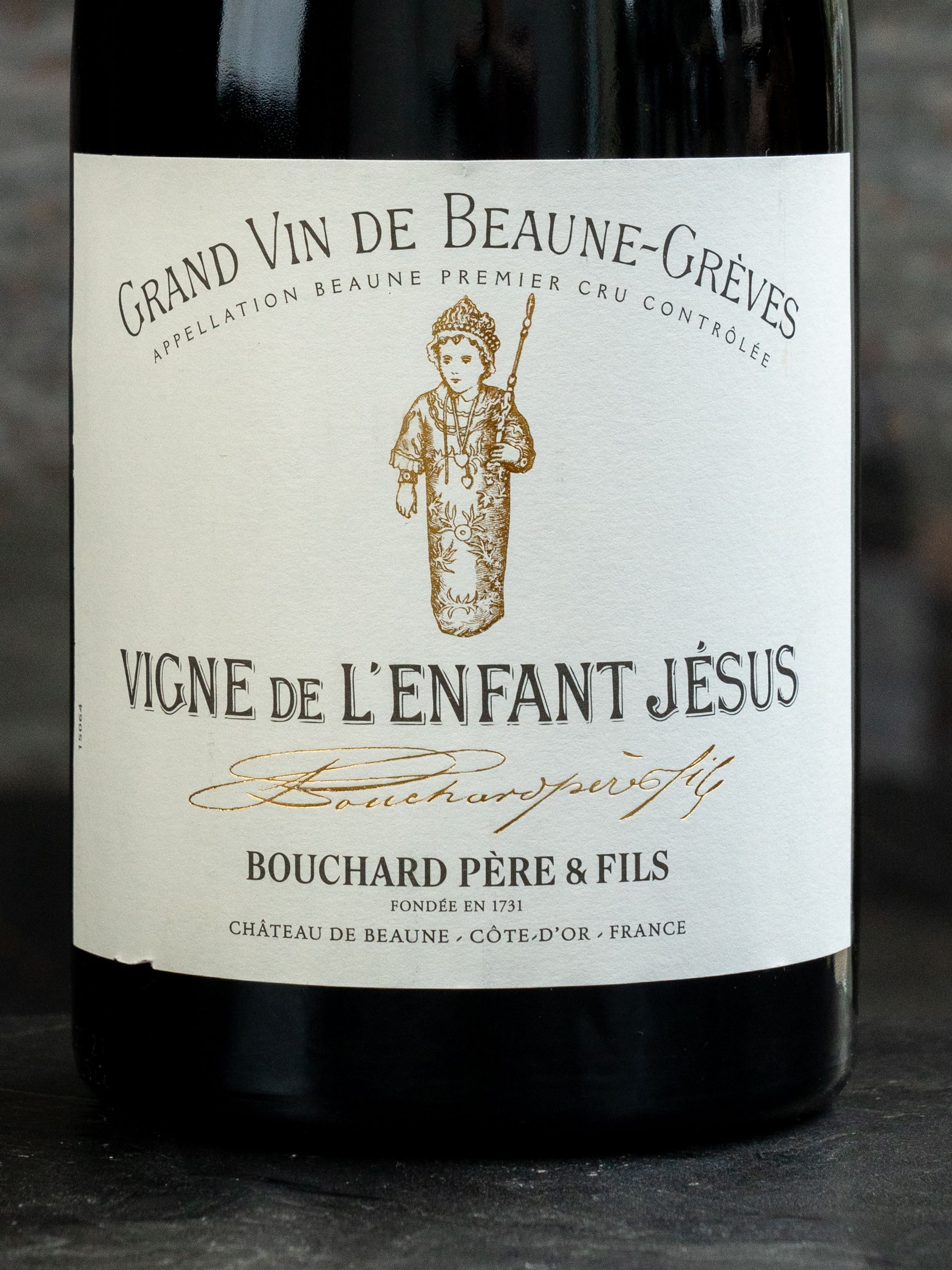 Вино Beaune 1-er Cru Greves Vigne de L'Enfant Jesus купить в ресторане Остерия - лучшая цена Вино Beaune 1-er Cru Greves Vigne de L'Enfant Jesus / Бушар Пэр э Фис Бон Премье Крю Грев Винь де л'Анфан Жезю