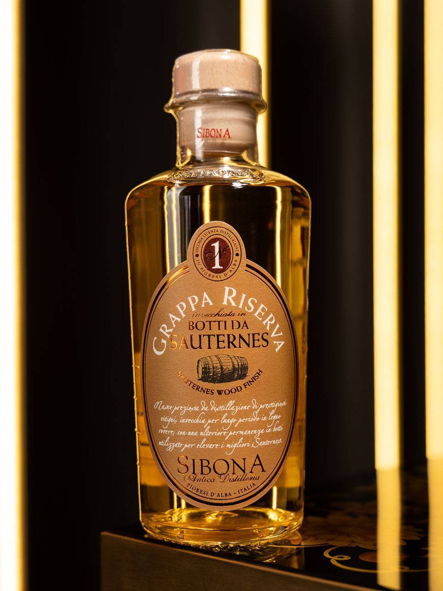 Граппа Sibona Riserva Sauternes Wood Finish / Сибона Сотерн Вуд Финиш