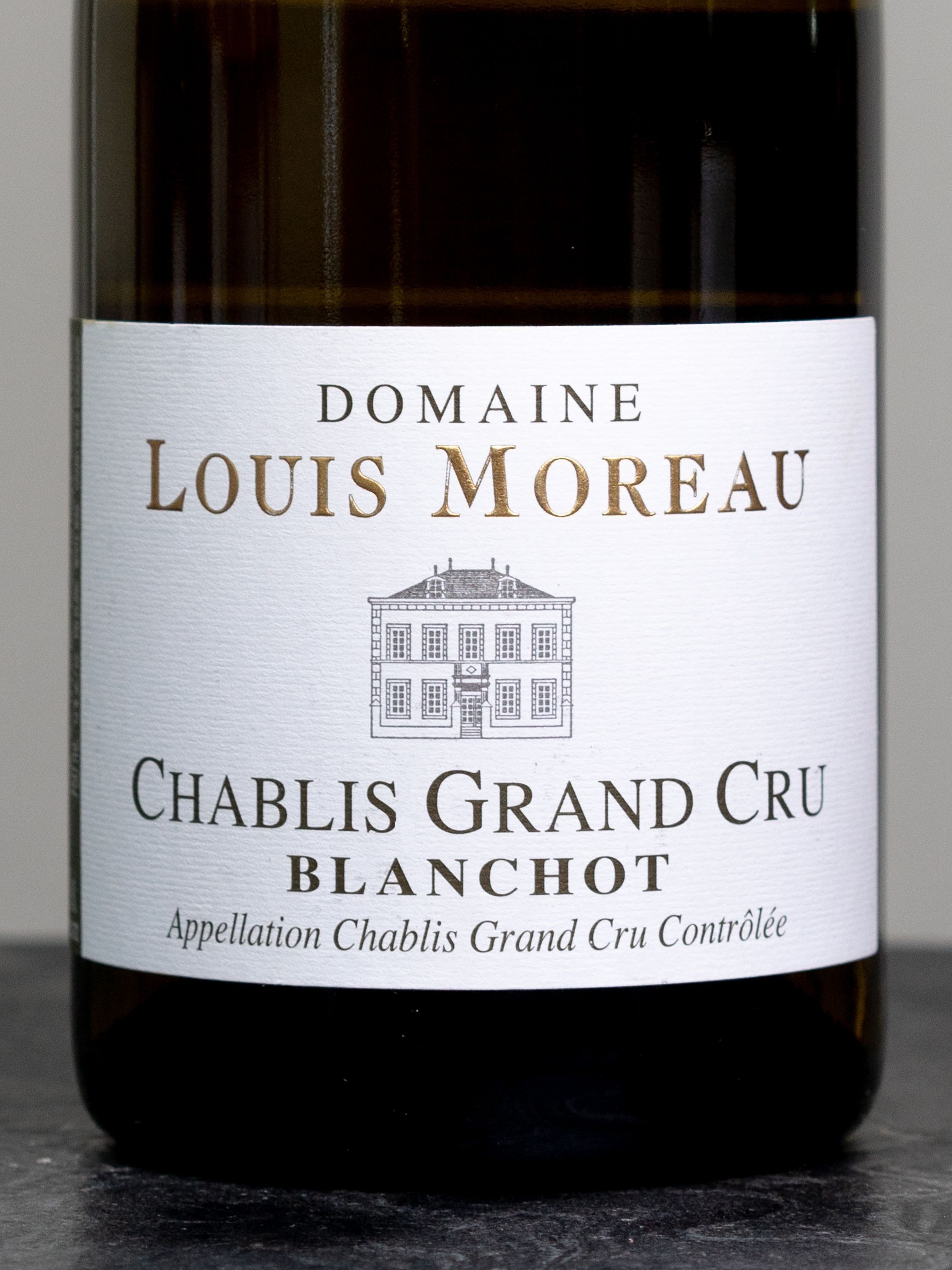 Этикетка Domaine Louis Moreau Chablis Grand Cru Blanchot