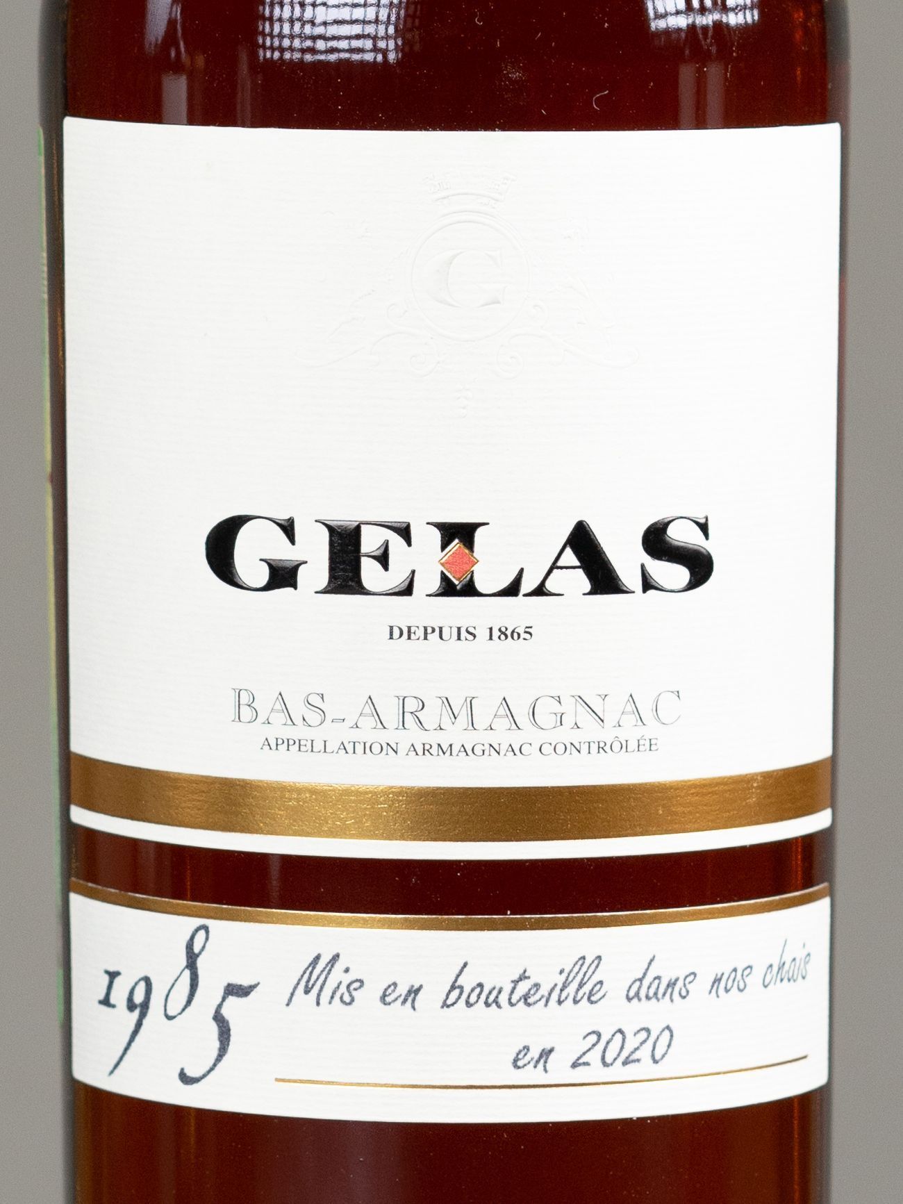 Арманьяк Gelas Bas Armagnac 1985 купить в ресторана Остерия - лучшая цена Арманьяк Gelas Bas Armagnac 1985 / Желас Ба Арманьяк 1985