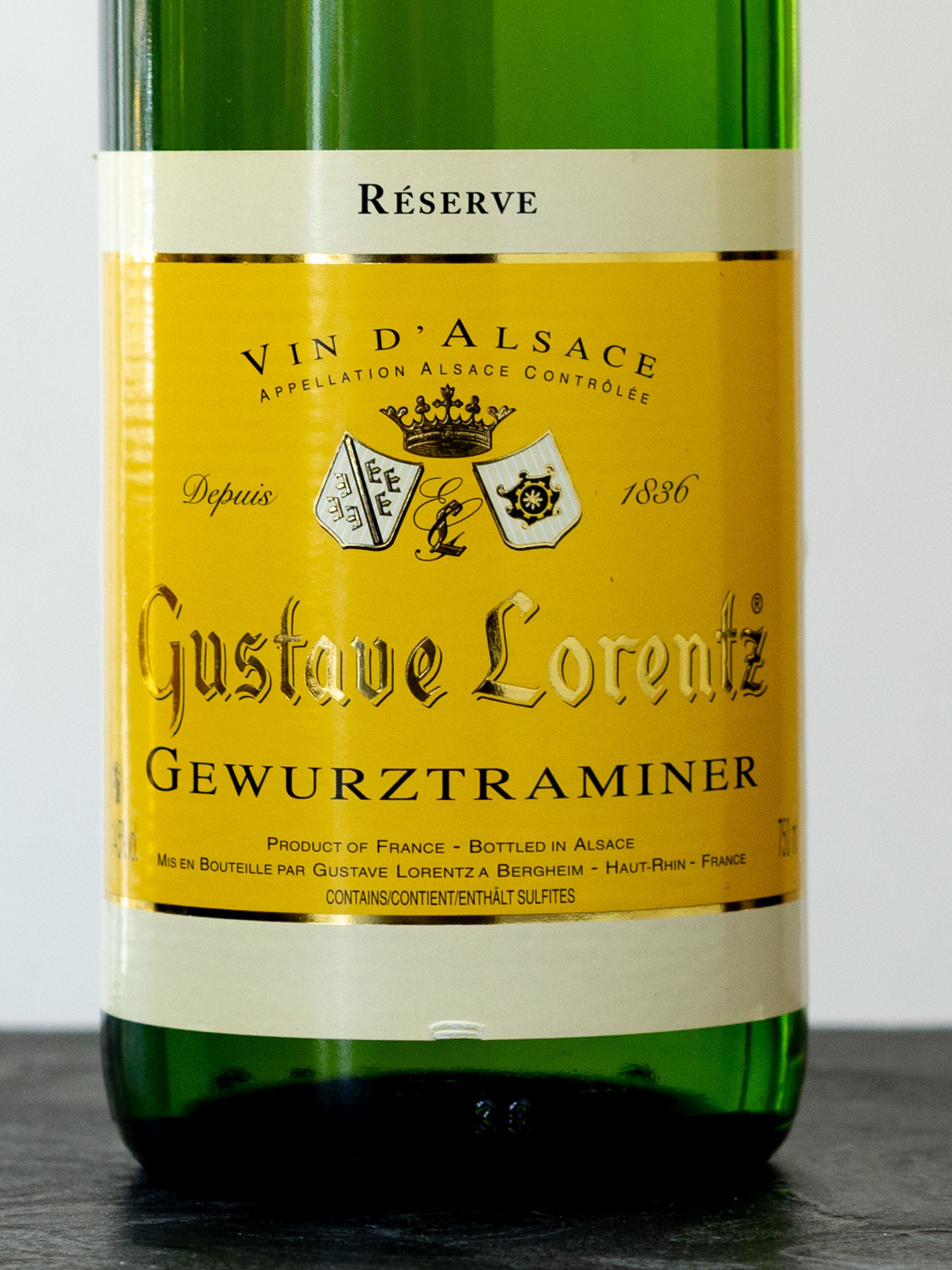 Купить вино Gustave Lorentz Gewurztraminer Reserve Alsace в винном ресторане Остерия цена Вино Gustave Lorentz Gewurztraminer Reserve Alsace / Густав Лоренц Гевюрцтраминер Резерв