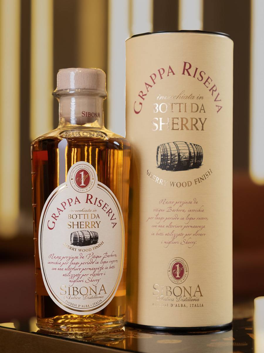 Граппа Sibona Sherry Wood Finish / Сибона Ризерва Шерри Вуд Финиш