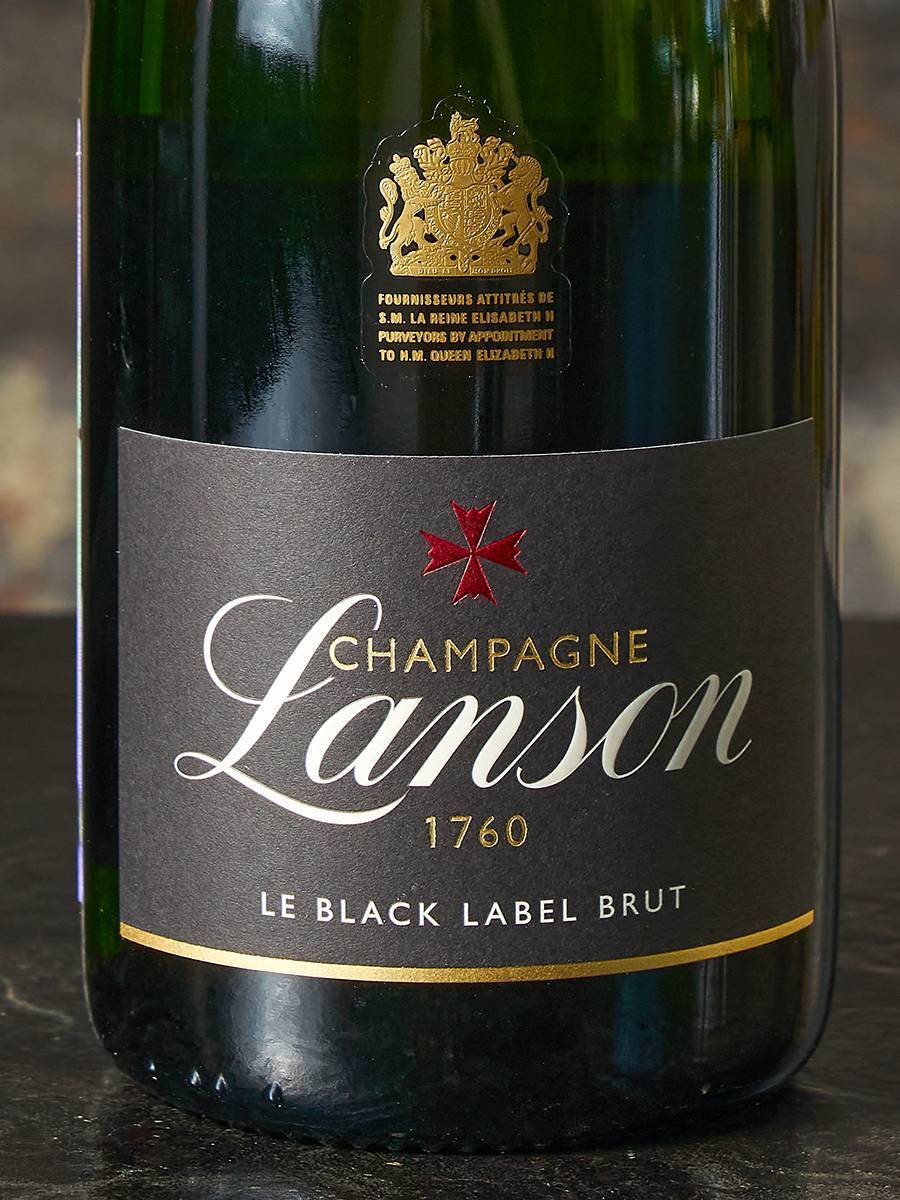 Шампанское Lanson Le Black Label Brut купить в винном ресторане Остерия - лучшая цена Шампанское Lanson Le Black Label Brut / Лансон Ле Блэк Лейбл Брют