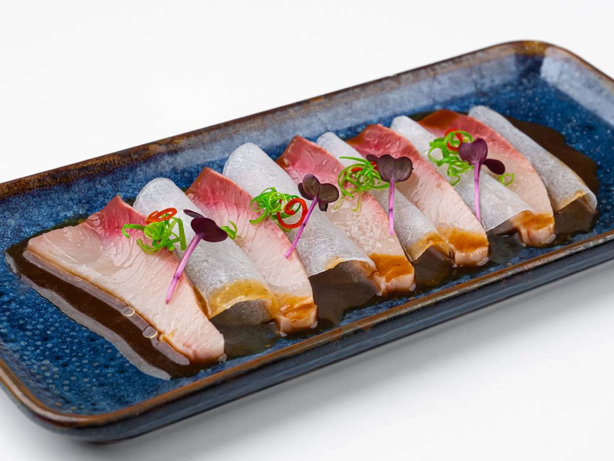 Лакедра с соусом юдзу‑касе