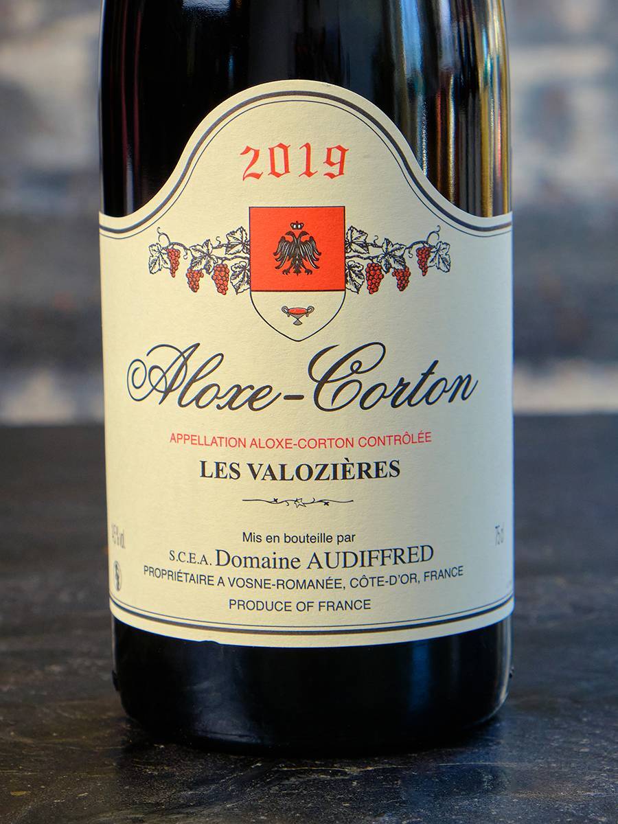 Вино Domaine Audiffred Aloxe-Corton Les Valozieres / Домен Одиффре Алос-Кортон Ле Валозьер 2019