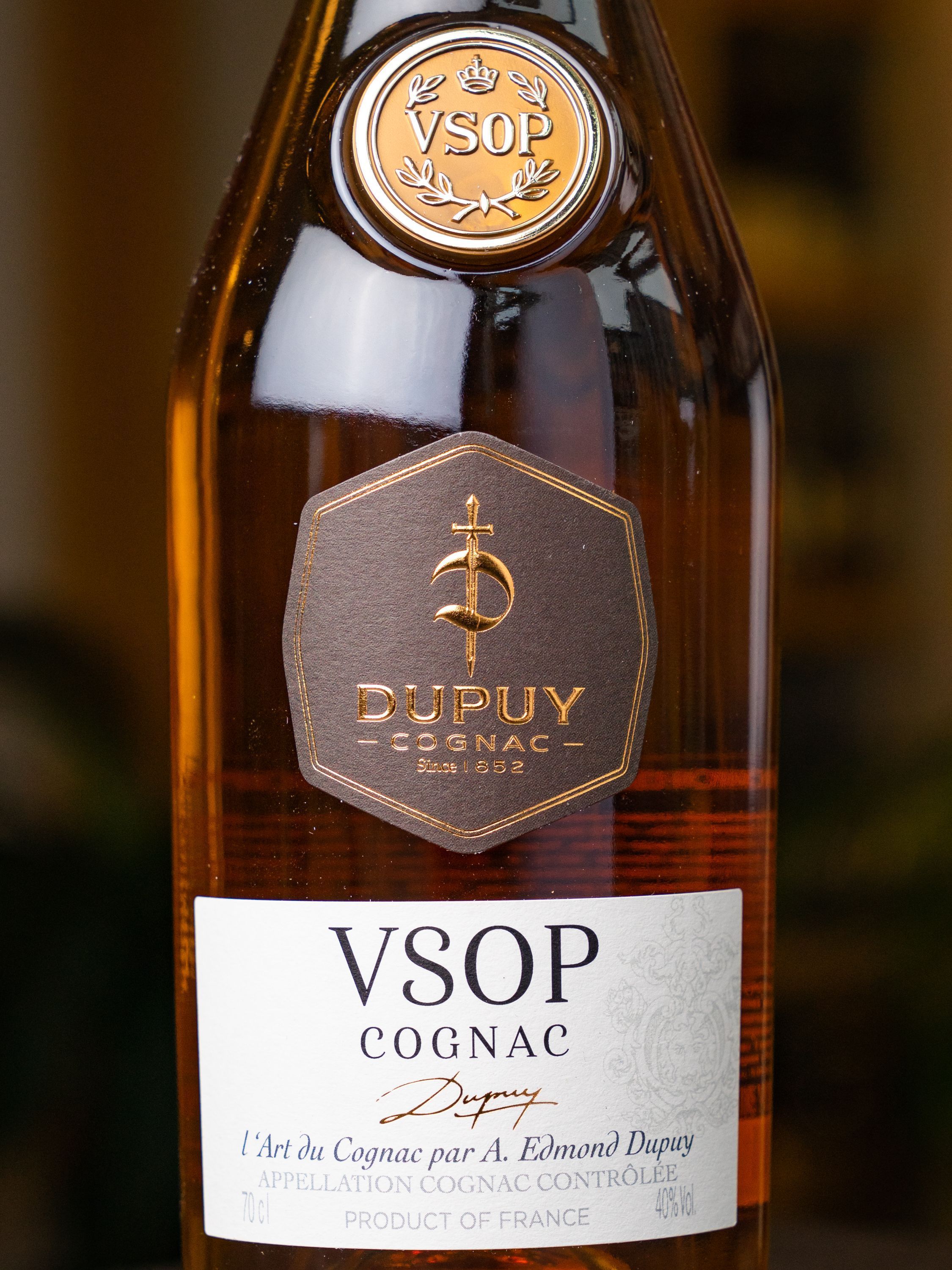 Этикетка Dupuy VSOP