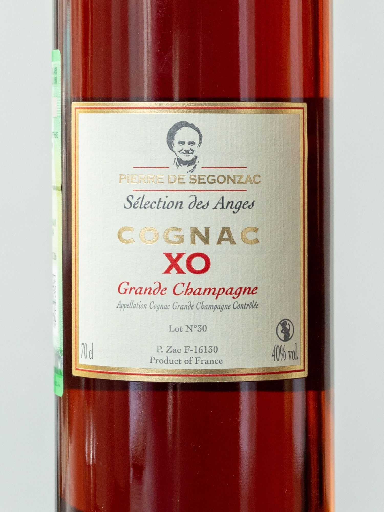 Этикетка Pierre de Segonzac Selection des Anges XO Grande Champagne
