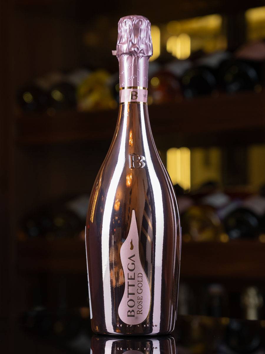 Игристое вино Bottega Rose Gold Brut / Боттега Розе Голд Брют