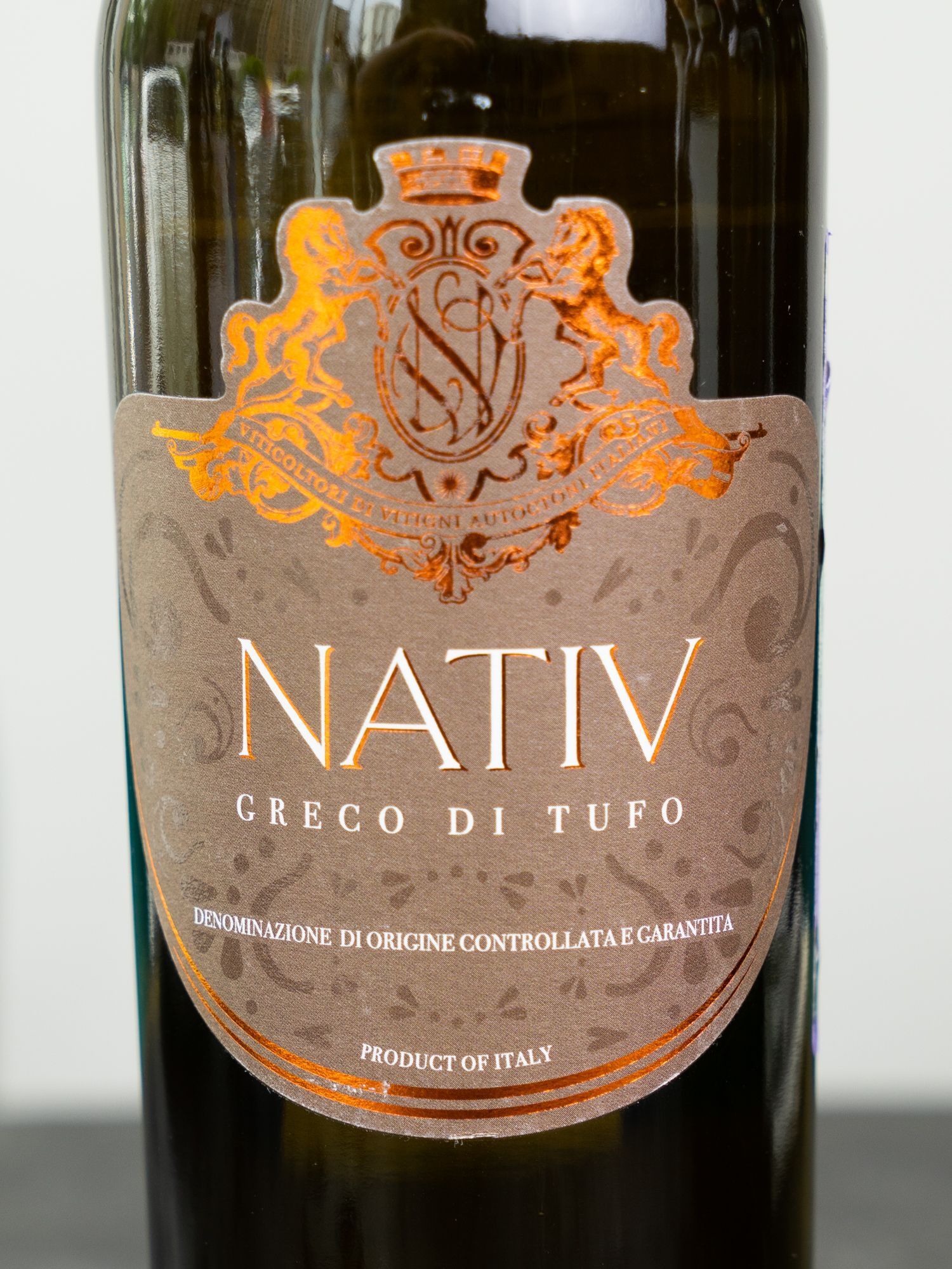Купить вино Nativ Greco di Tufo в винном ресторане Остерия цена Вино Nativ Greco di Tufo / Натив Греко Ди Туффо