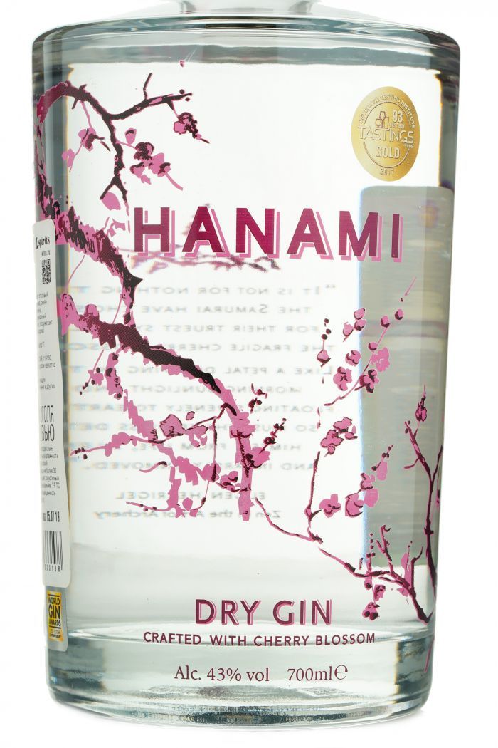 Джин Hanami Dry Gin / Ханами Драй Джин
