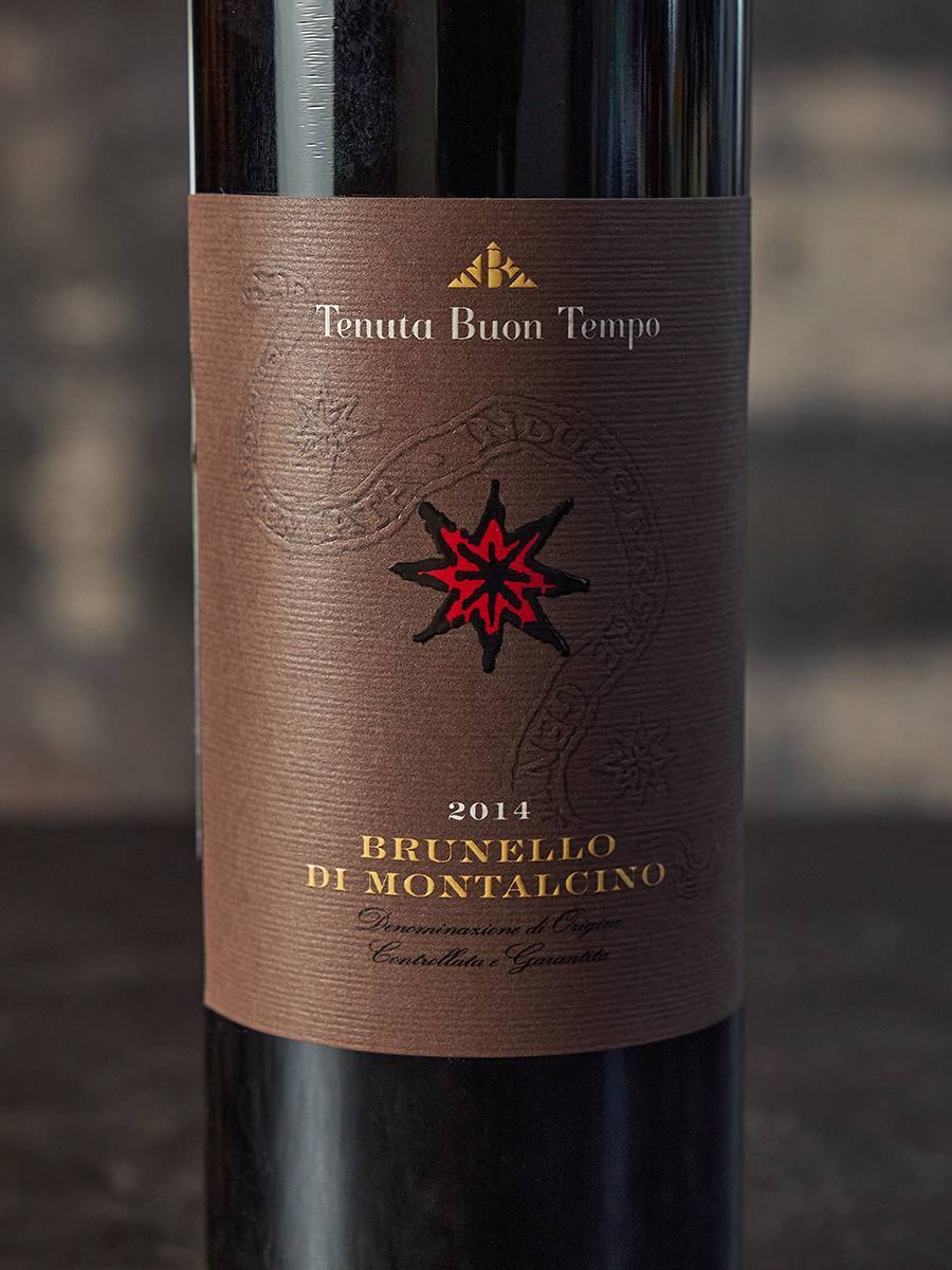 Вино Brunello di Montalcino Tenuta Buon Tempo DOCG 2014 купить в винном ресторане Остерия - лучшая цена Вино Brunello di Montalcino Tenuta Buon Tempo DOCG 2014 / Брунелло ди Монтальчино Тенута Буон Темпо
