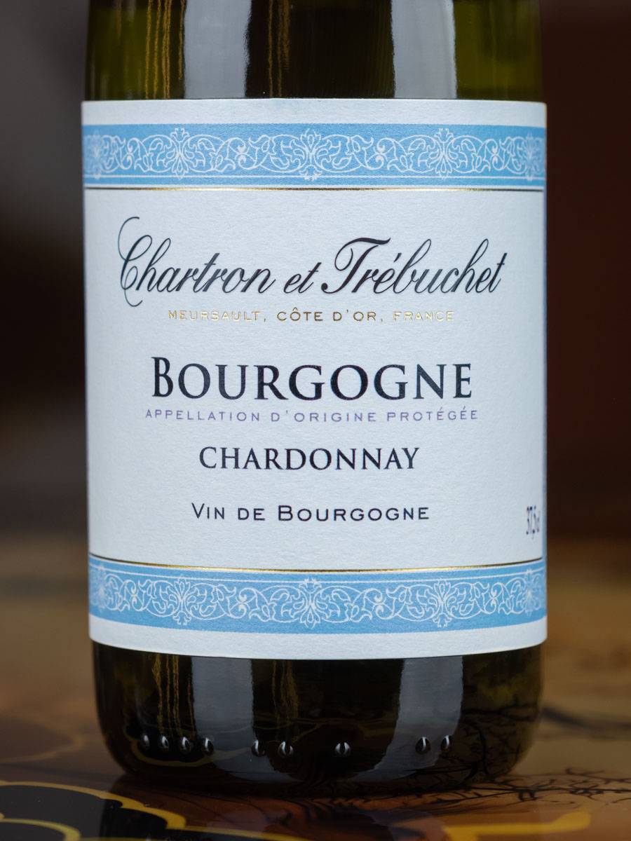Этикетка Chartron et Trebuchet Chardonnay Bourgogne 375 ml