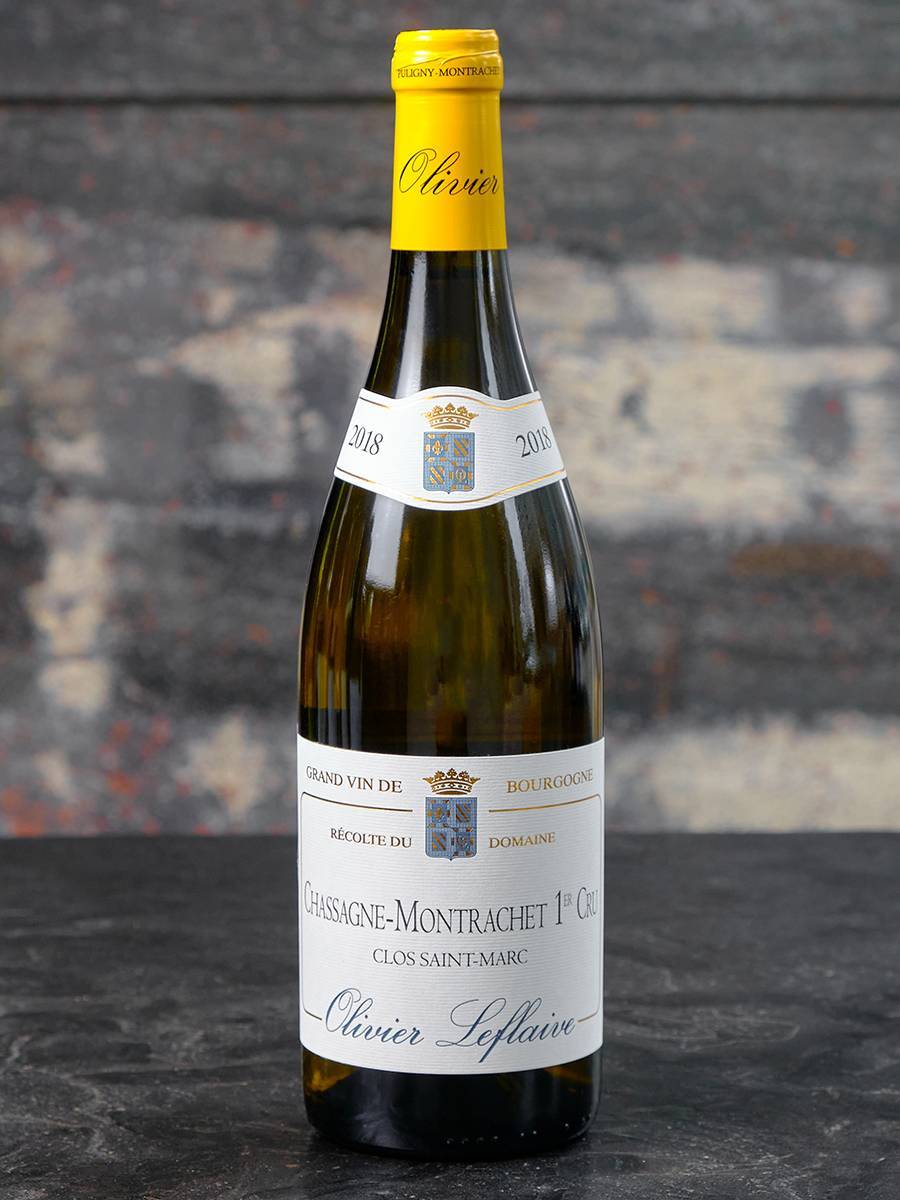 Вино Olivier Leflaive Chassagne-Montrachet 1er Cru Clos Saint Marc 2018 купить в винном ресторане Остерия - лучшая цена Вино Olivier Leflaive Chassagne-Montrachet 1er Cru Clos Saint Marc 2018 / Оливье Лефлев Шассань-Монраше Премье Крю Кло Сен-Марк