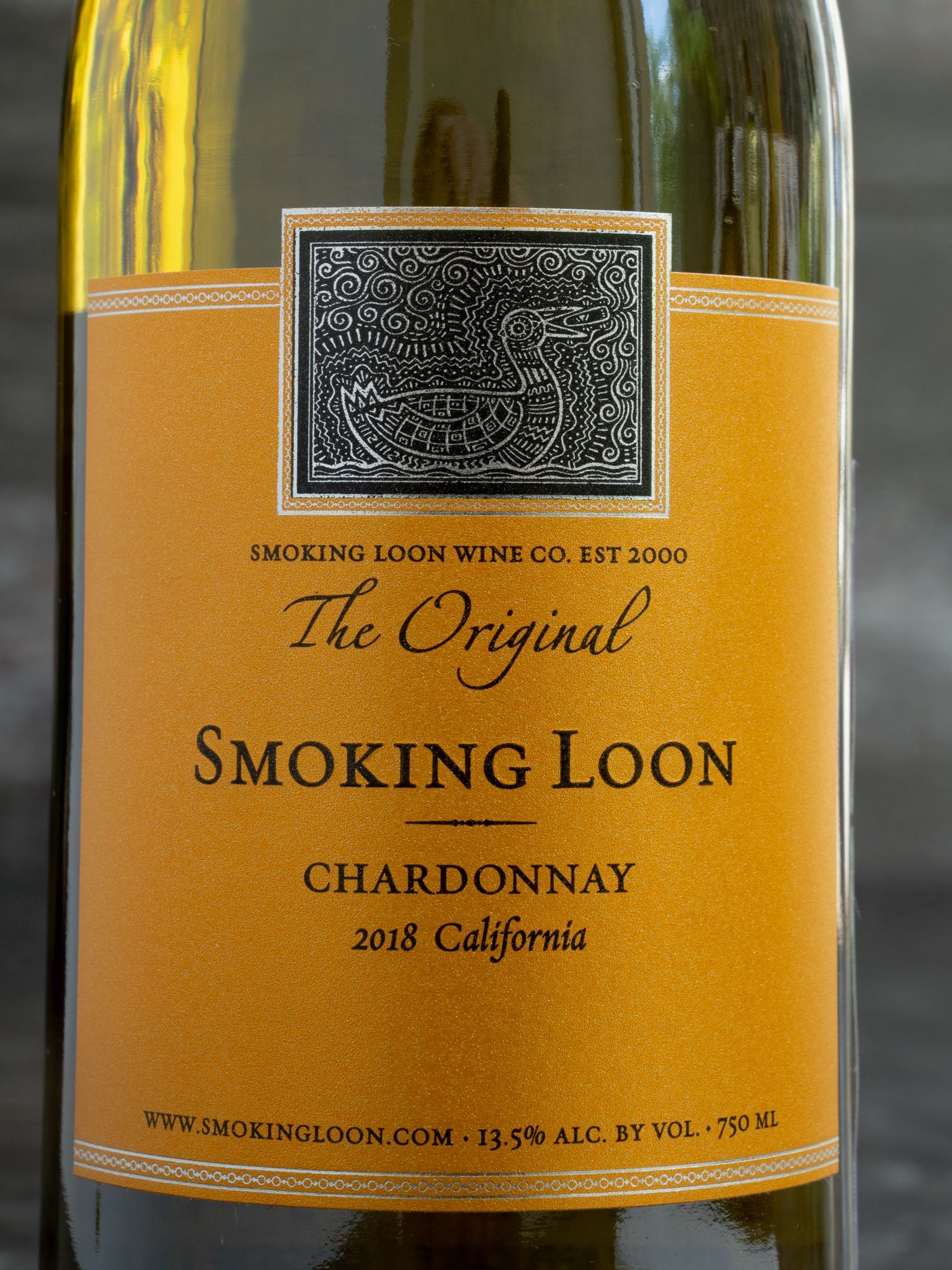 Купить вино Smoking Loon Chardonnay в винном ресторане Остерия цена Вино Smoking Loon Chardonnay / Смокинг Лун Ориджинал Шардоне
