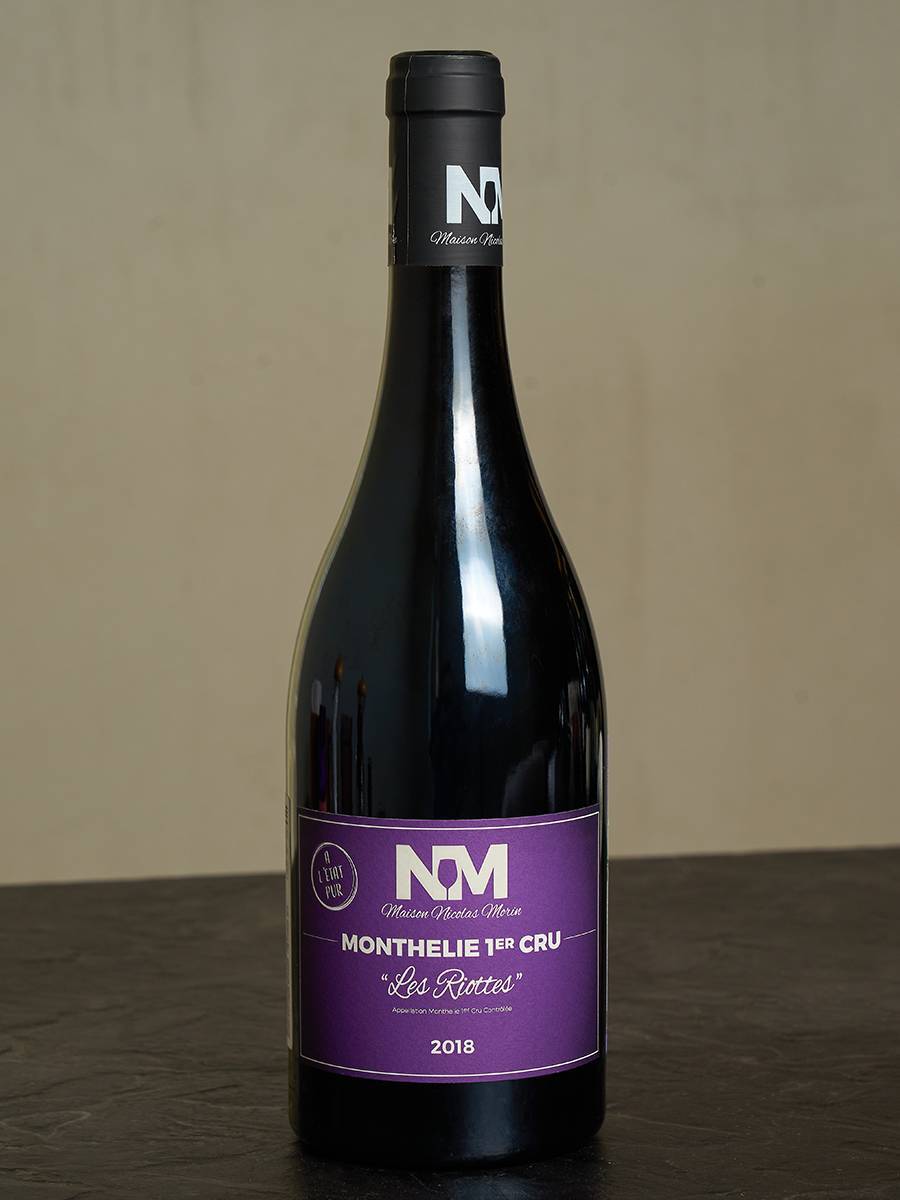 Вино Maison Nicolas Morin Monthelie Premier Cru Les Riottes 2018 / Мезон Николя Моран Монтели Премье Крю Ле Риотт