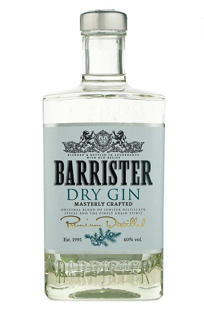 Джин Barrister Dry Gin 500 ml / Барристер Драй 0.5 л