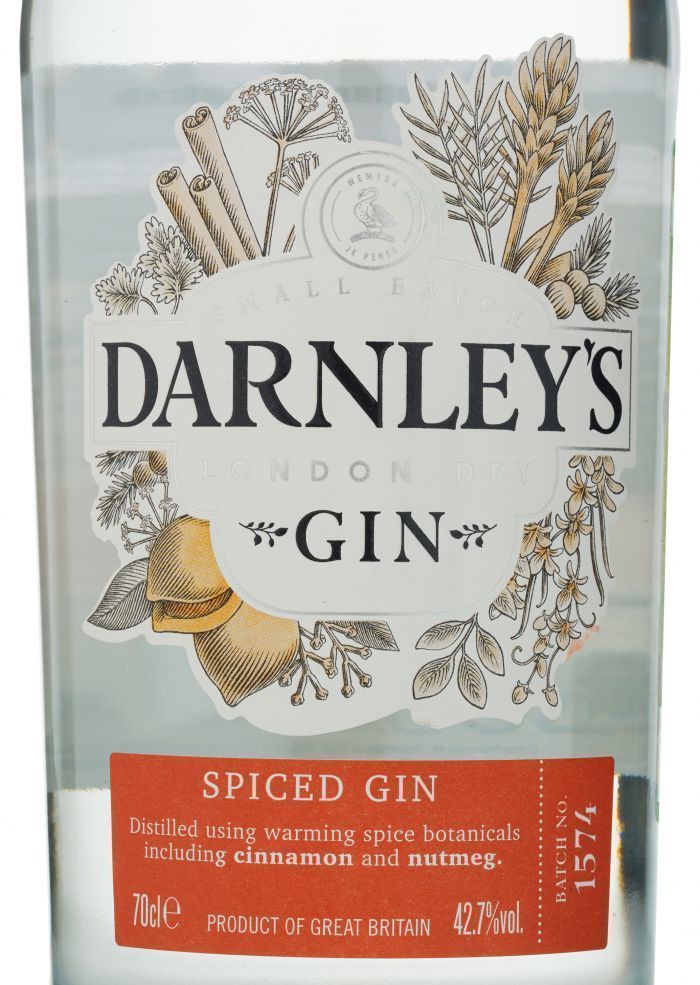 Джин  Darnleys Spiced Gin / Дарнлейс Спайсед