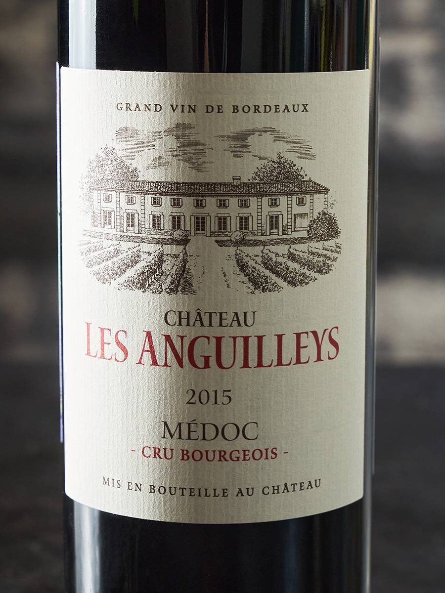 Вино Chateau Les Anguilleys Medoc Cru Bourgeois AOC купить в винном ресторане Остерия - лучшая цена Вино Chateau Les Anguilleys Medoc Cru Bourgeois AOC / Шато Ле Ангийе Медок Крю Буржуа