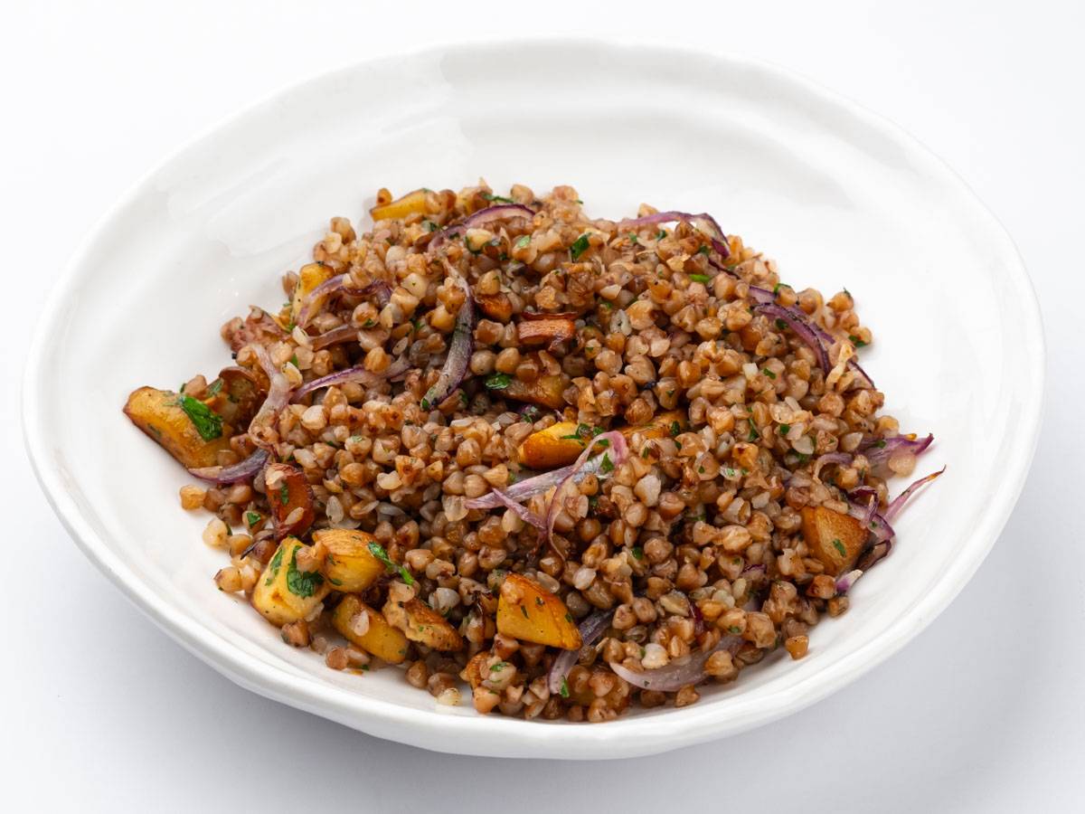 Гречка с грибами