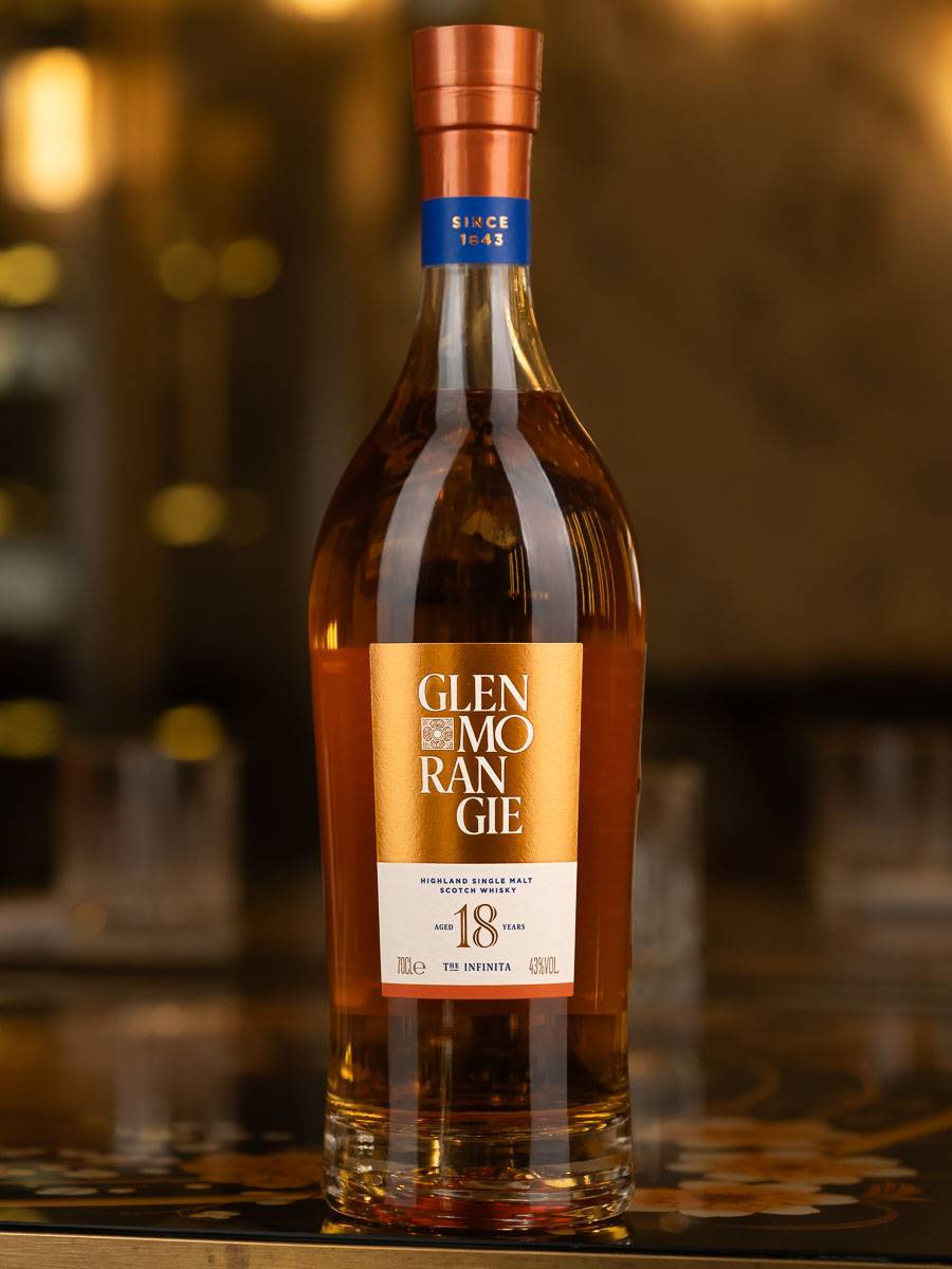 Купить виски Glenmorangie 18 Years Old Single Malt в ресторане Остерия цена Виски Glenmorangie 18 Years Old Single Malt / Гленморанджи Односолодовый 18 лет