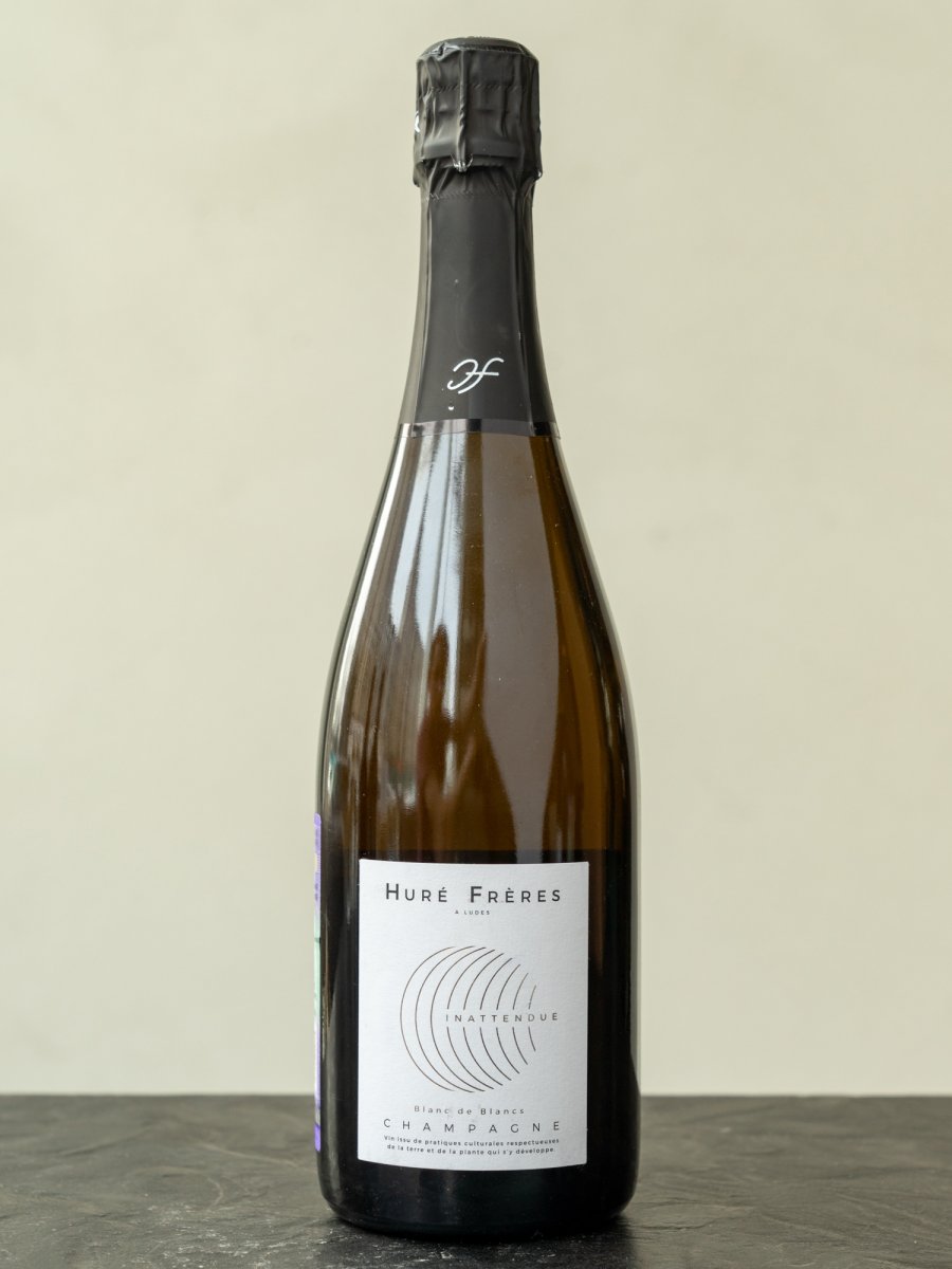 Шампанское Champagne Hure Frere Inattendue Blancs de Blanc Extra Brut купить в винном ресторане Остерия - лучшая цена Шампанское Champagne Hure Frere Inattendue Blancs de Blanc Extra Brut / Уре Фрер Инаттандю Блан де Блан Экстра Брют