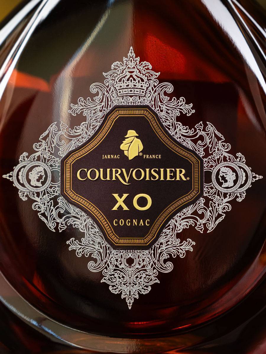 Этикетка Courvoisier XO