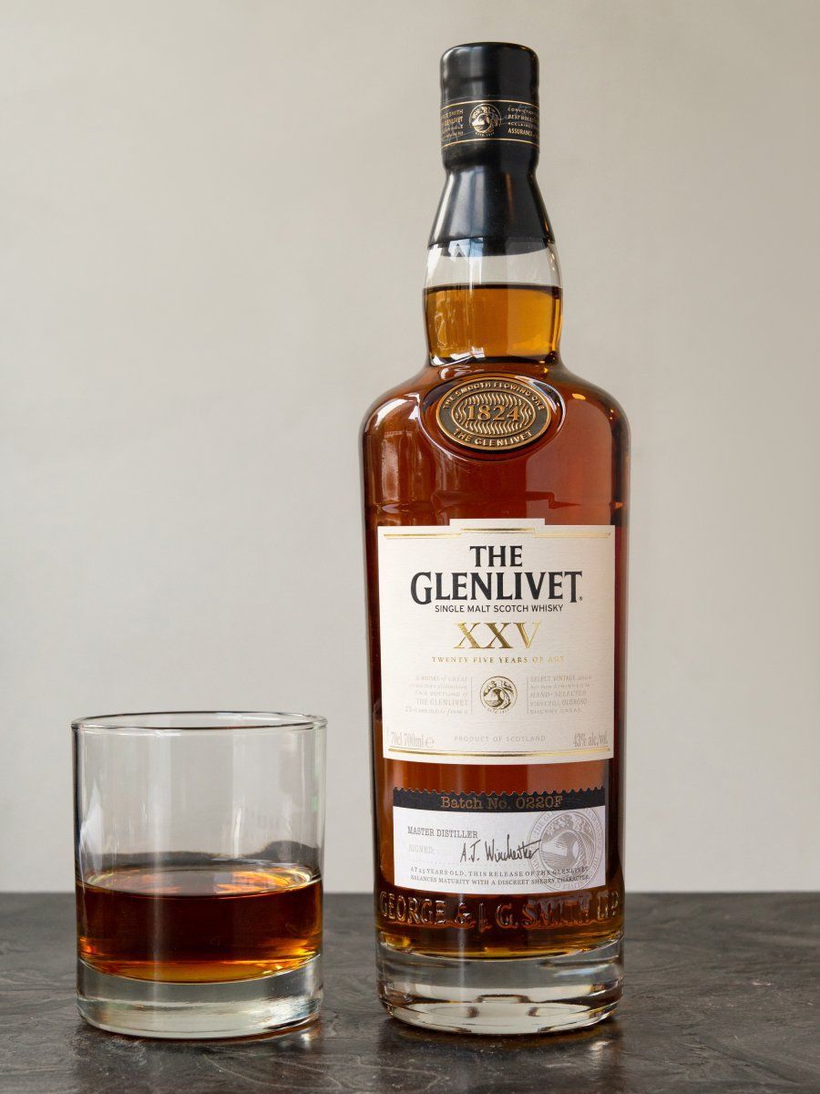 Виски Glenlivet 25 y.o. / Гленливет 25 лет