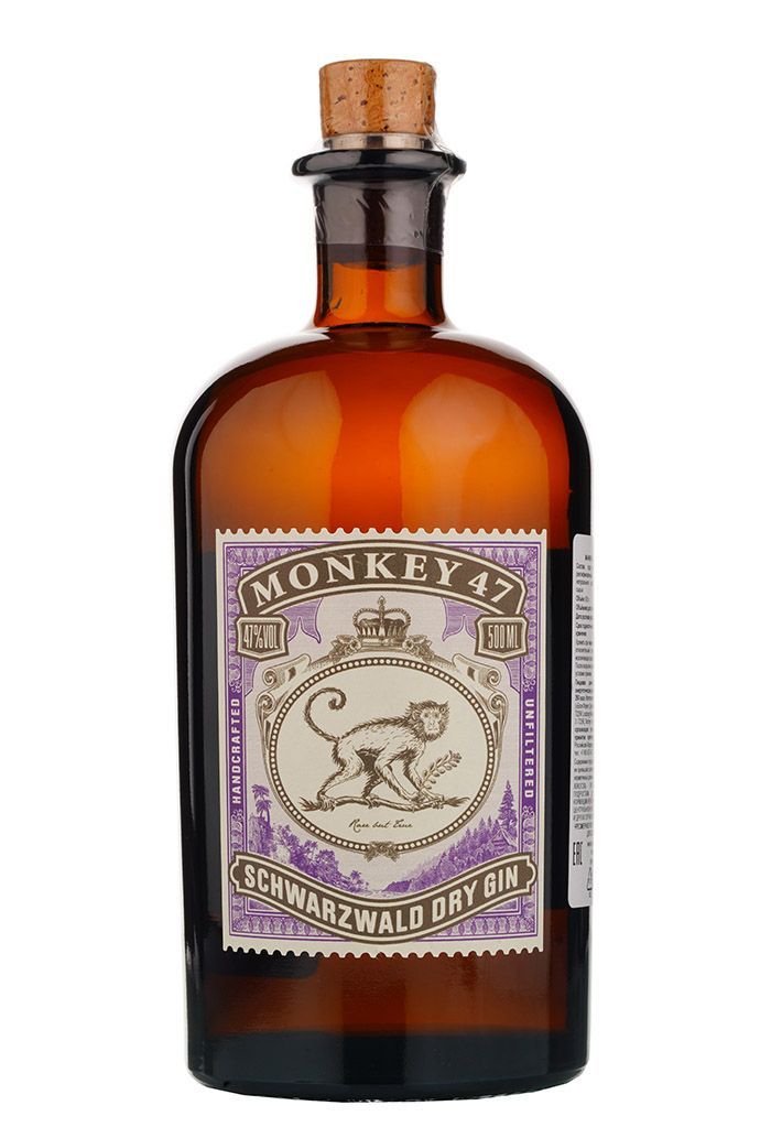 Джин Monkey 47 Schwarzwald Dry Gin 700 мл - купить по лучшей цене в ресторане Остерия Амичи Джин Monkey 47 Schwarzwald Dry Gin / Манки 47 Шварцвальд Драй Джин