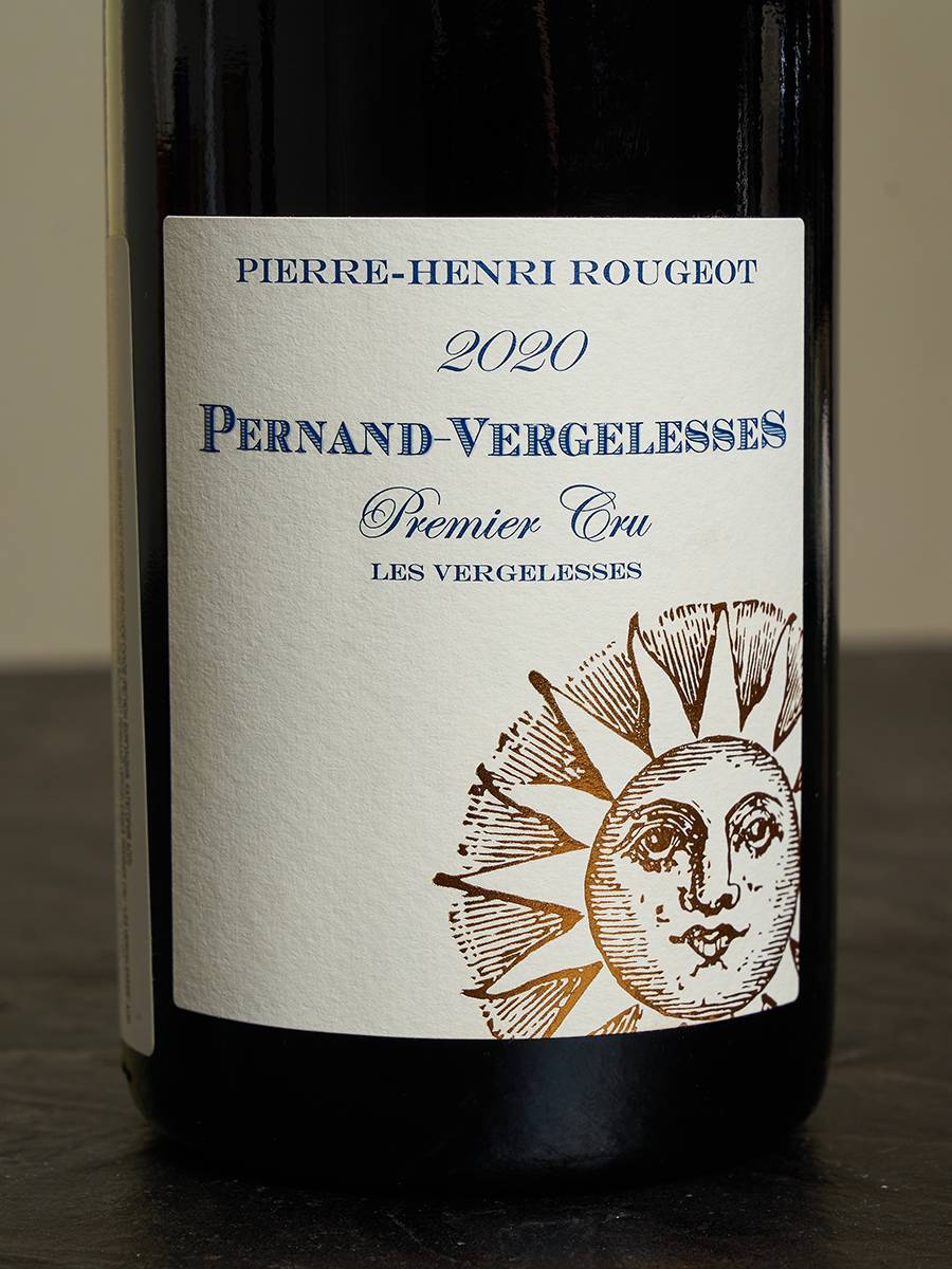 Этикетка Pierre Henri Rougeot Pernand Vergelesses Premier Cru Les Vergelesses 2020