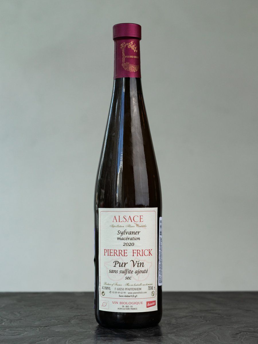Вино Pierre Frick Sylvaner Maceration Alsace купить в ресторане Остерия - лучшая цена Вино Pierre Frick Sylvaner Maceration Alsace / Пьер Фрик Сильванер Мацерасьон
