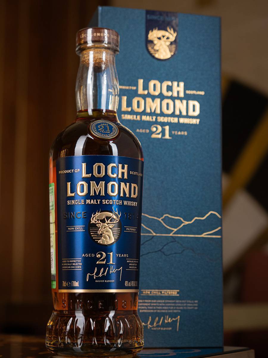Подарочная упаковка Loch Lomond Single Grain 21 years old