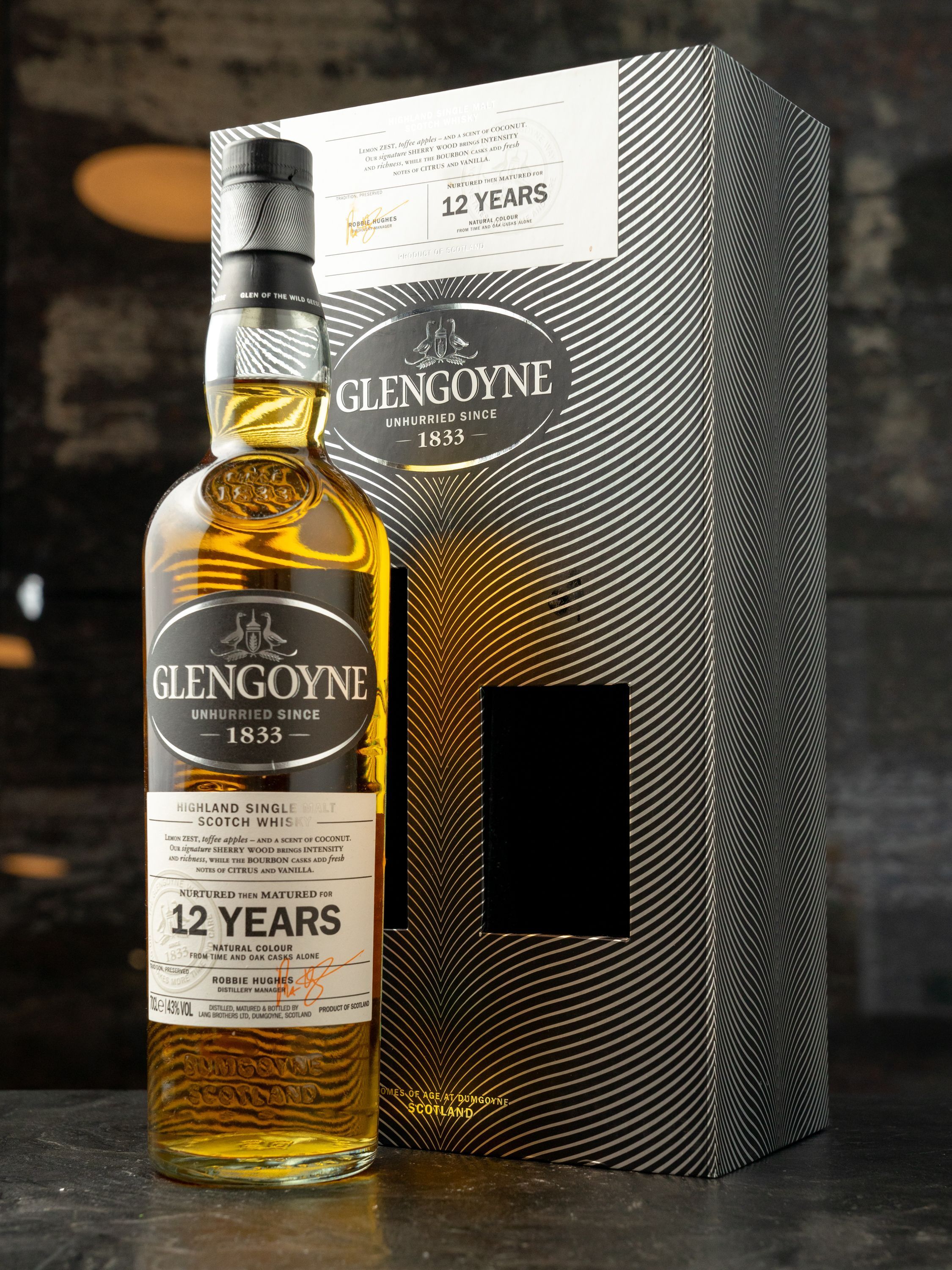 Купить Виски Glengoyne 12 y.o.(Гленгойн 12 лет) - лучшая цена в ресторане Амичи Виски Glengoyne 12 y.o. / Гленгойн 12 лет
