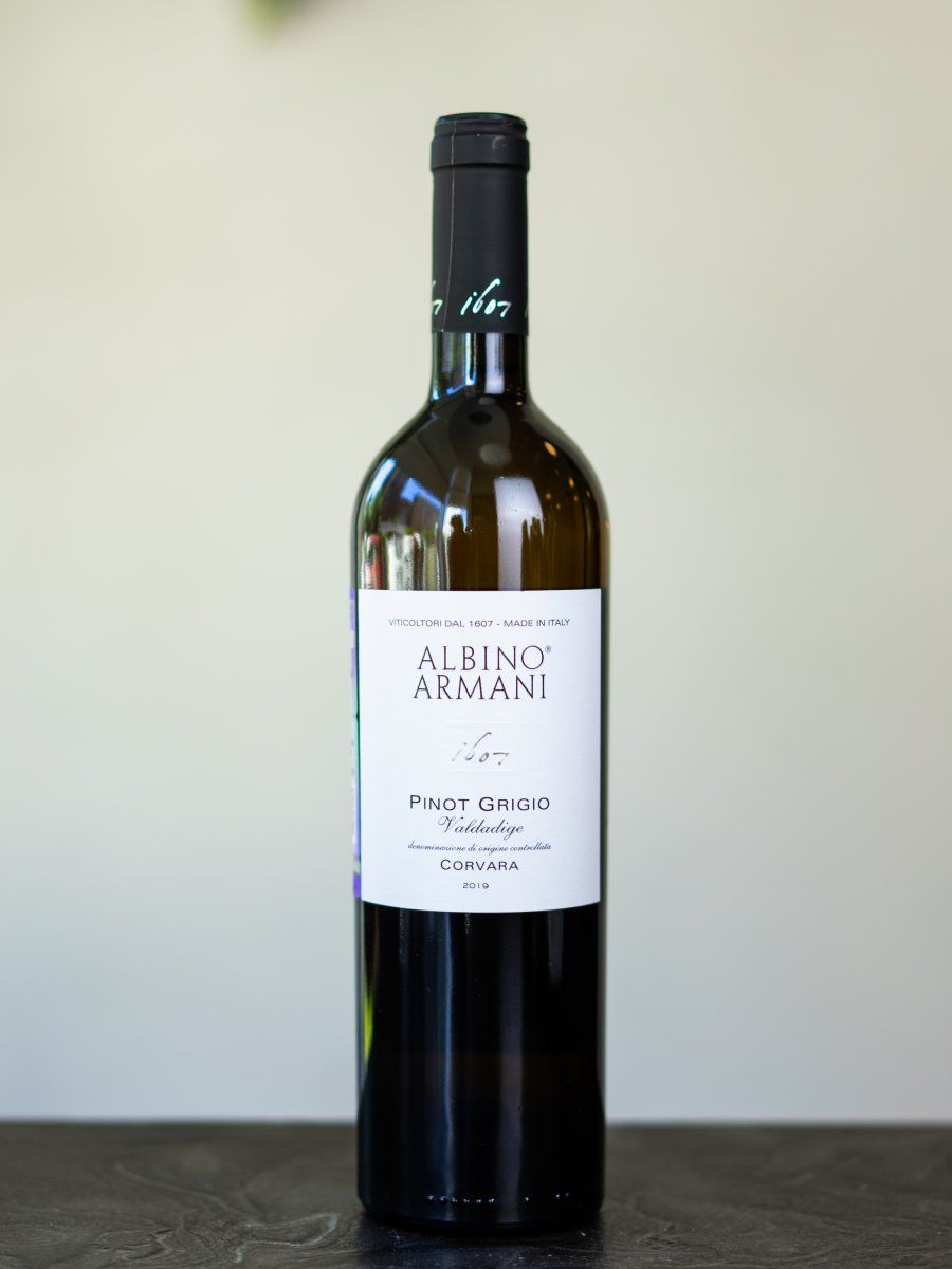 Купить вино Albino Armani Pinot Grigio Valdadige в винном ресторане Остерия цена Вино Albino Armani Pinot Grigio Valdadige / Альбино Армани Пино Гриджио