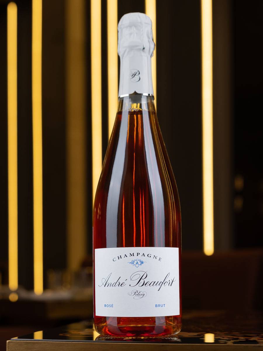 Шампанское Andre Beaufort Polisy Rose 2018 / Андре Бофор Полизи Розе Брют