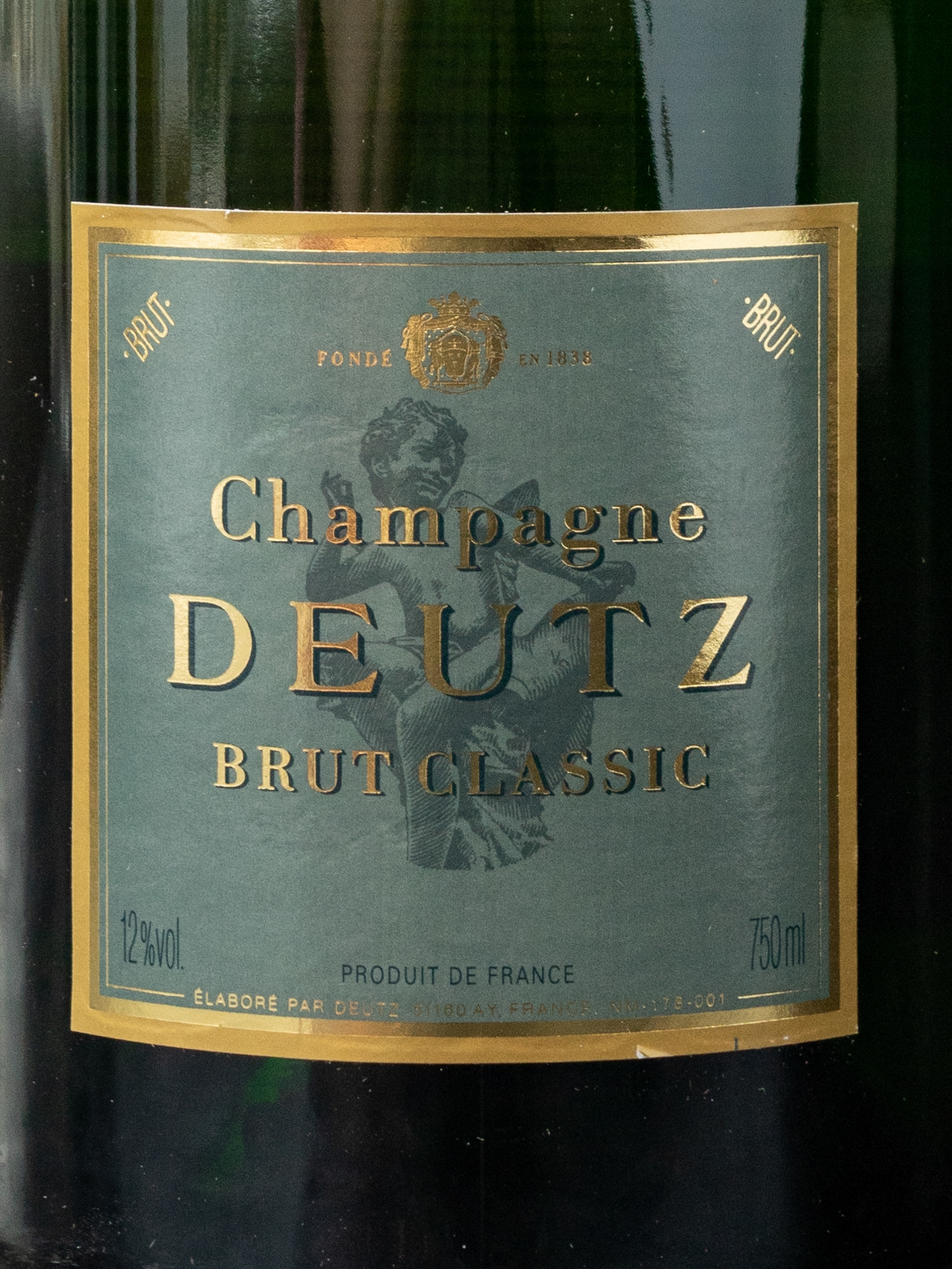 Этикетка Deutz Brut Classic