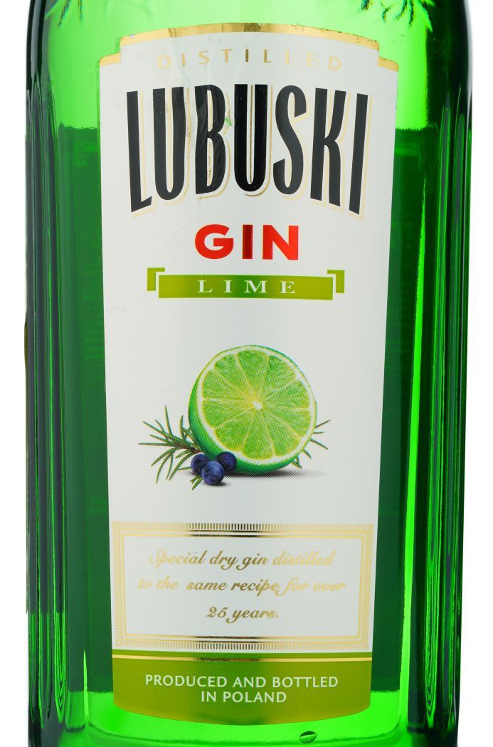 Джин Gin Lubuski Lime Dry / Любуски Лайм Драй