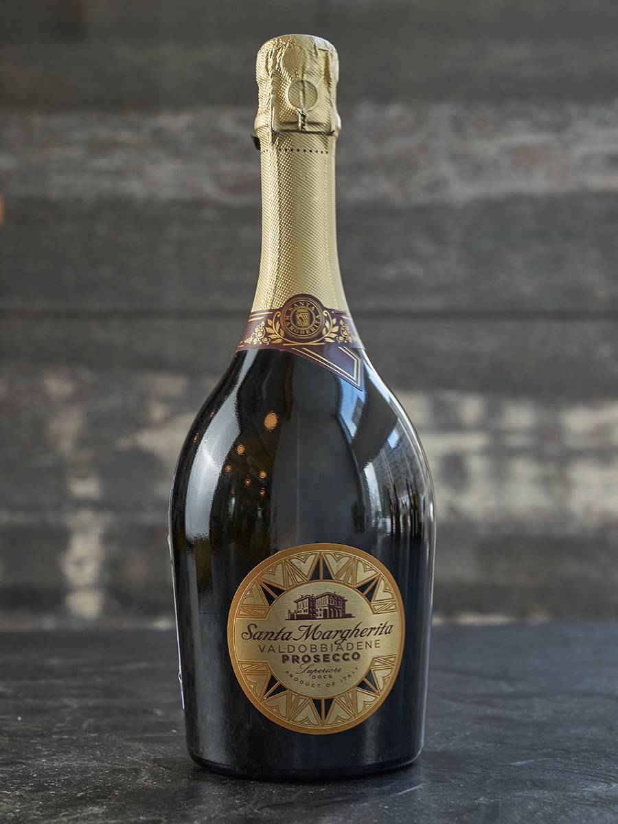 Игристое вино Santa Margherita Brut Prosecco Superiore di Valdobbiadene DOCG купить в винном ресторане Остерия - лучшая цена Игристое вино Santa Margherita Brut Prosecco Superiore di Valdobbiadene DOCG / Санта Маргарита Брют Просекко Супериоре ди Вальдоббьядене