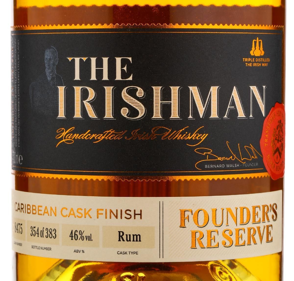Виски The Irishman Caribbean Cask 0.7 л купить лучшая цена в ресторане Виски The Irishman Caribbean Cask / Айришмен Кариббиан Каск
