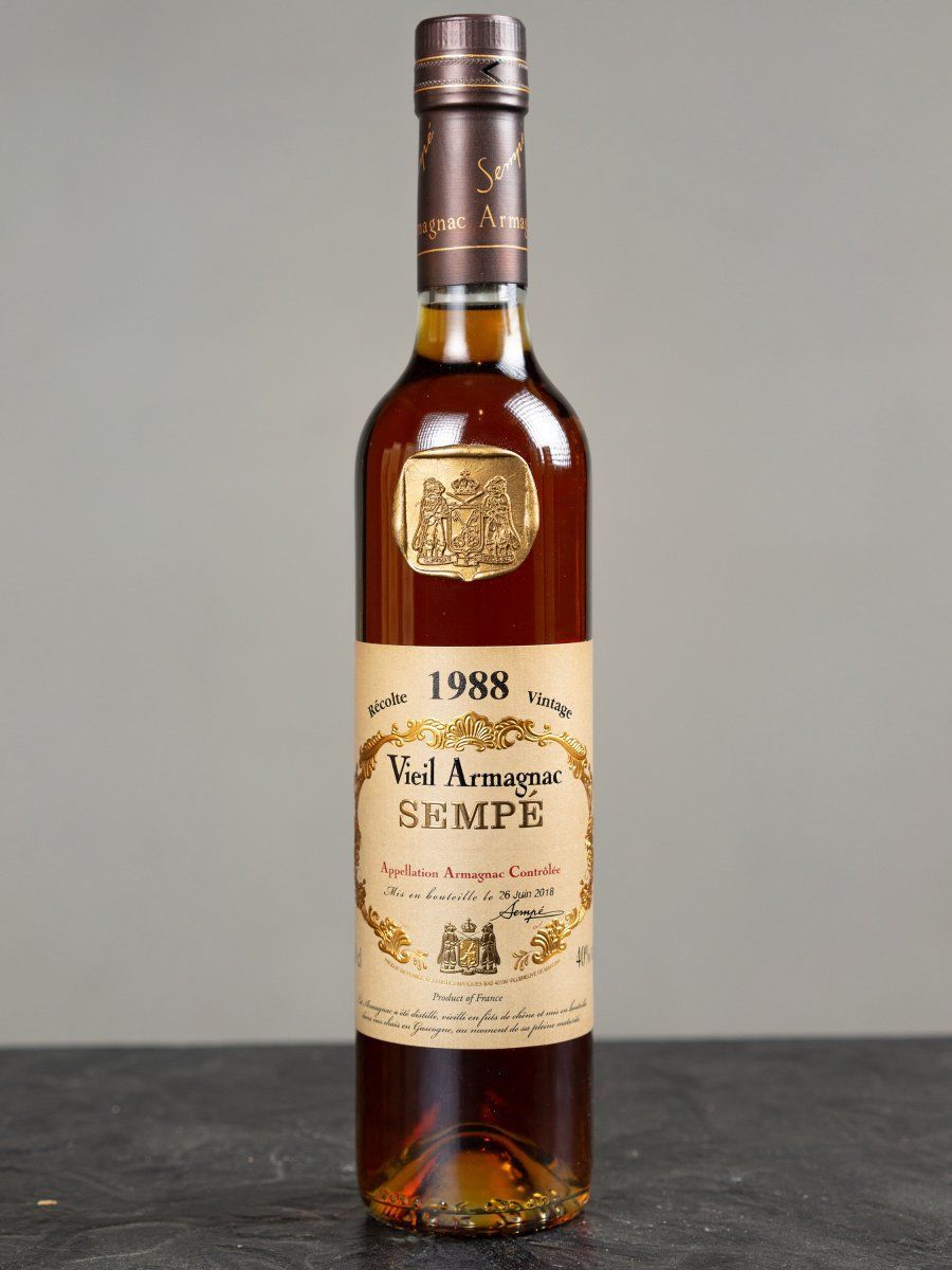 Арманьяк Armagnac Sempe Vieil 1988 / Семпэ Вьей 1988