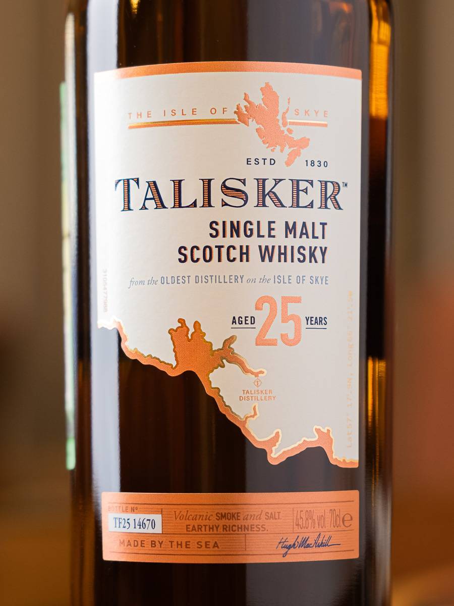 Виски Talisker 25 years old / Талискер 25 лет