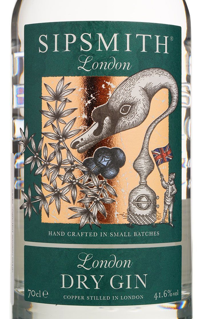 Джин Sipsmith London Dry Gin  /  Сипсмит Лондон Драй