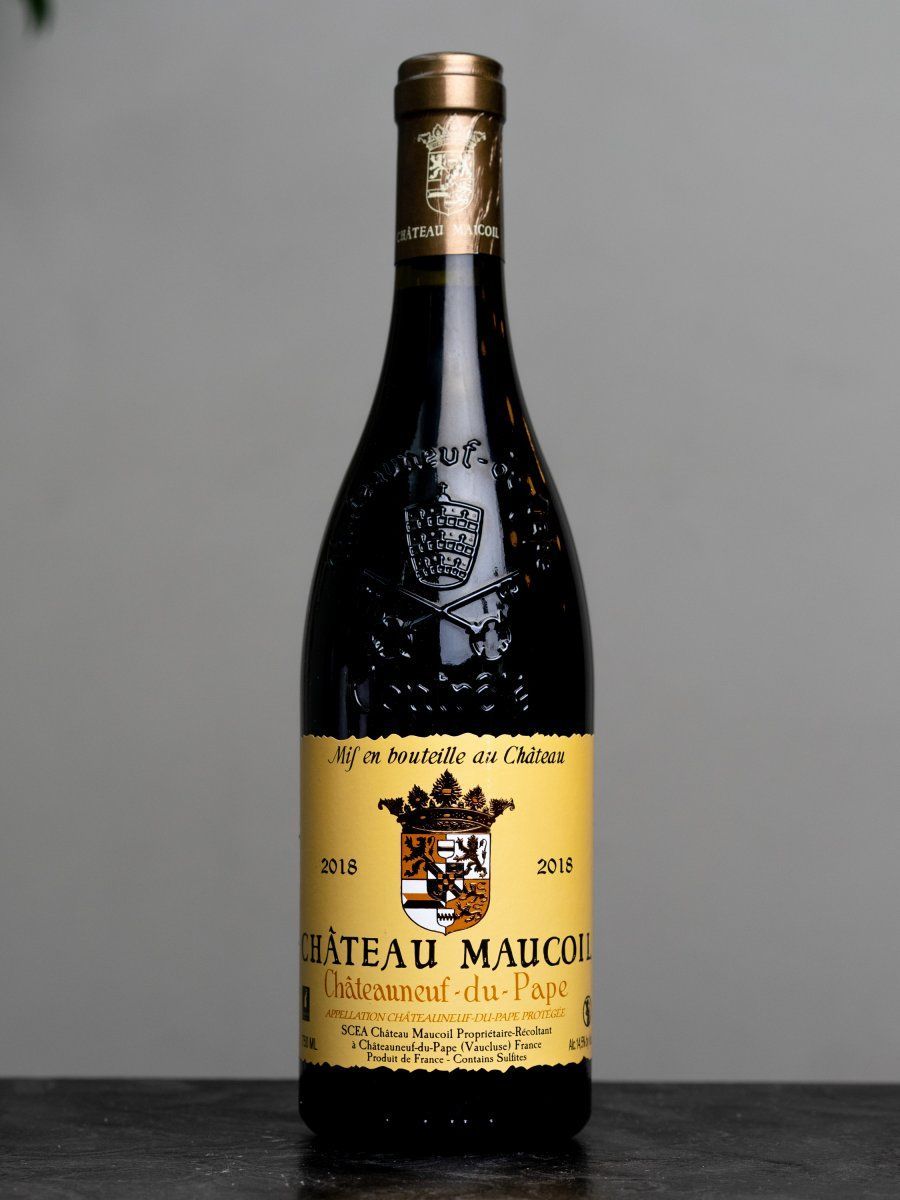 Купить вино Chateau Maucoil Chateauneuf-du-Pape в винном ресторане Остерия цена Вино Chateau Maucoil Chateauneuf-du-Pape / Шато Мокуаль Шатонеф-дю-Пап