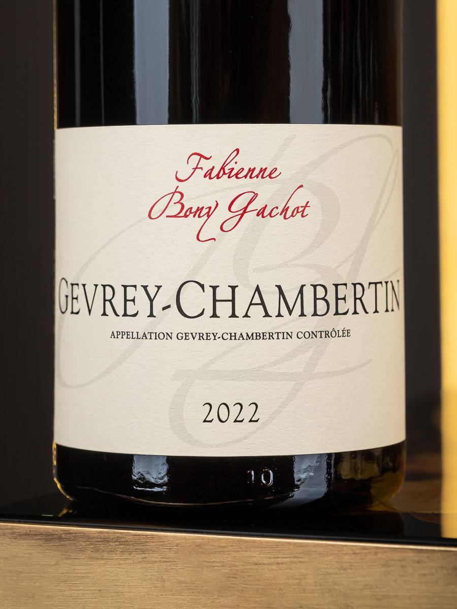 Этикетка Fabienne Bony Gachot Gevrey-Chambertin 2022