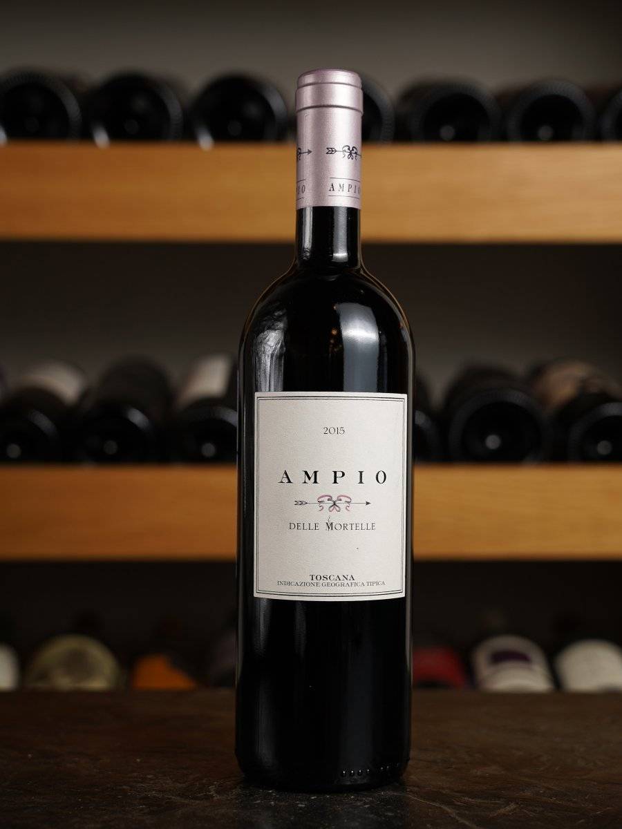 Вино Ampio delle Mortelle 2015 купить в винном ресторане Остерия - лучшая цена Вино Ampio delle Mortelle 2015 / Ампио Делле Мортелле 2015