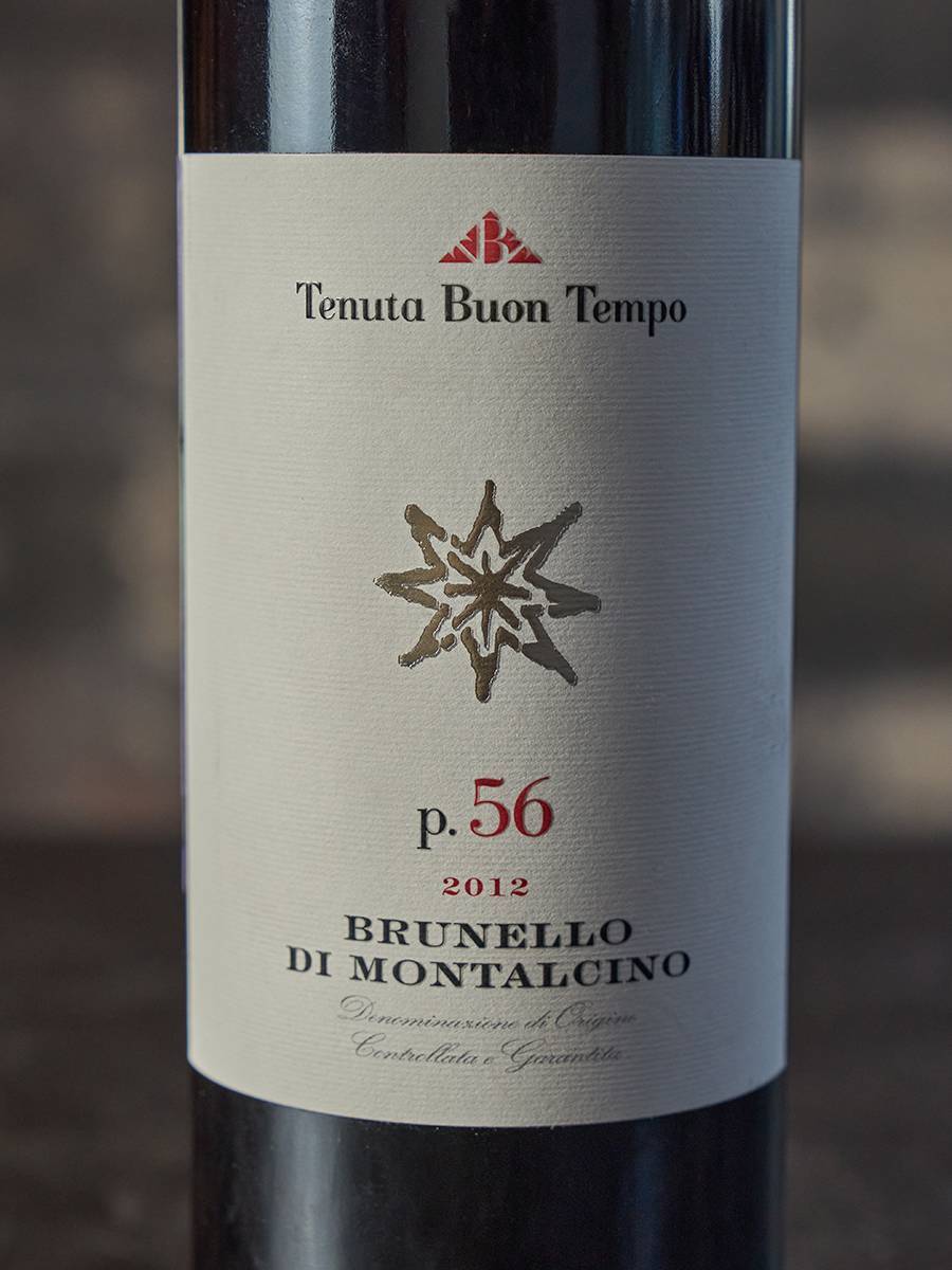 Вино Brunello di Montalcino p.56 Tenuta Buon Tempo DOCG 2012 / Тенута Буон Темпо Брунелло ди Монтальчино п.56